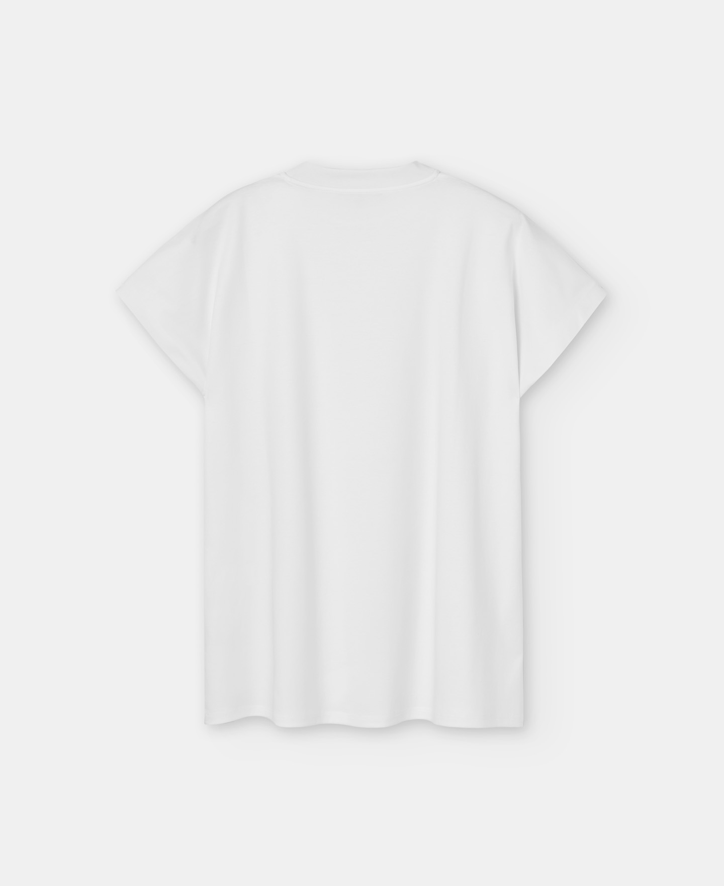 Perkins collar T-shirt in organic cotton image number 5