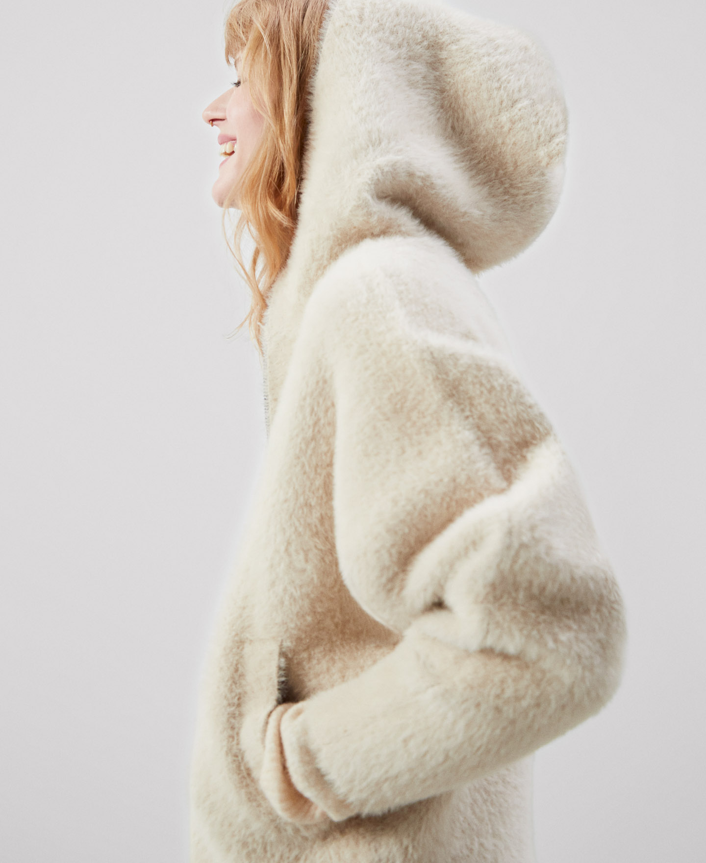 Nylon hooded jacket image number 3