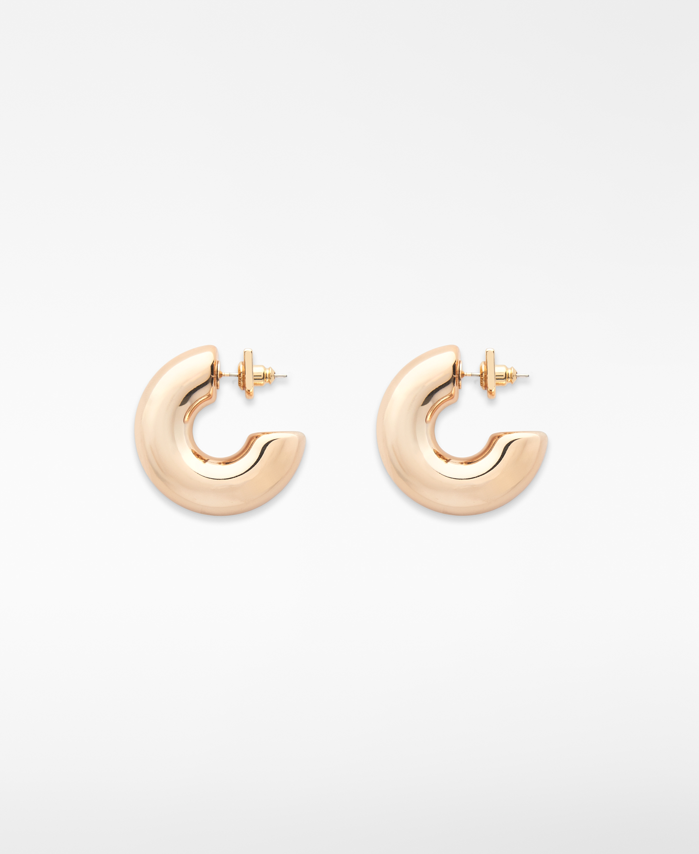 Thick metal hoops image number 0