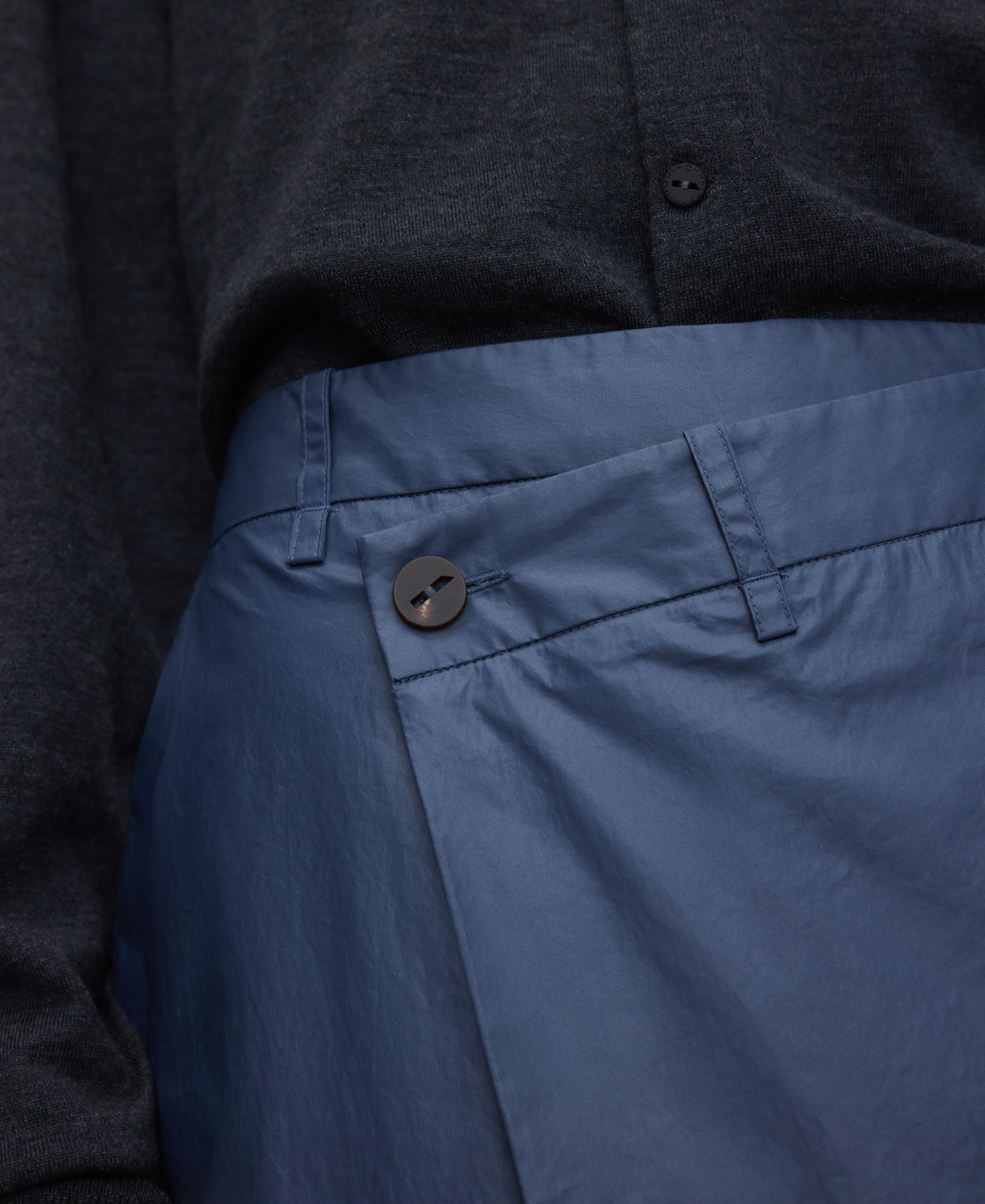 Pencil skirt with wrap front image number 3