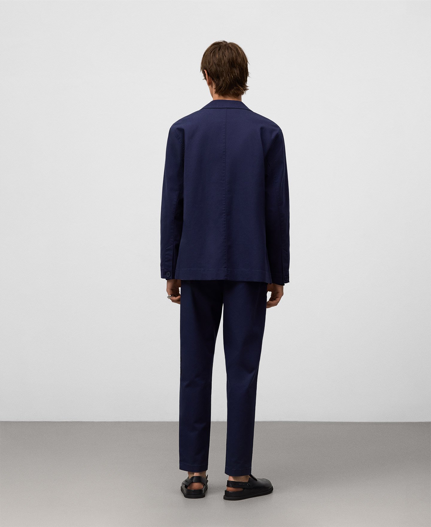 Regular fit worker jacket man image number 2