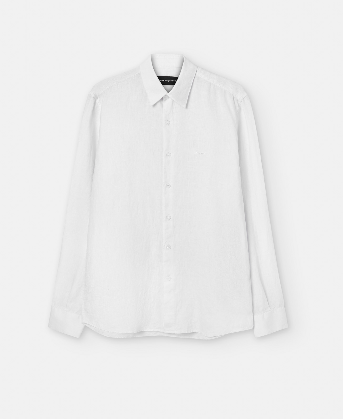 Linen lapel collar shirt image number 4