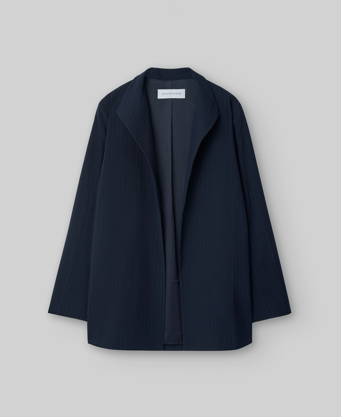 Blazer abierta rayas mujer image number 4