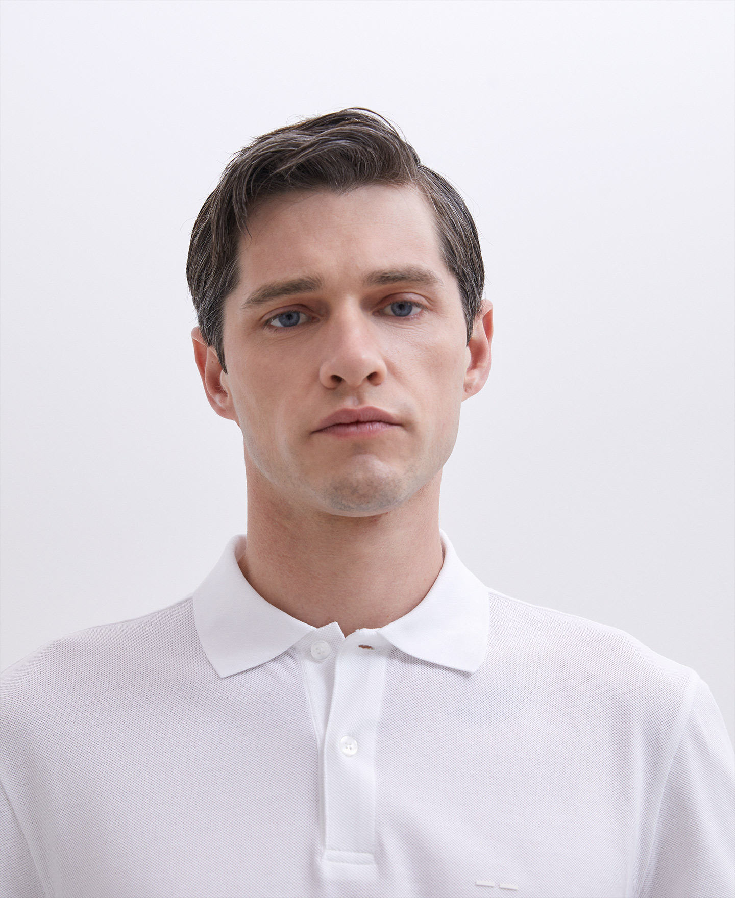 Mustard cotton polo image number 2