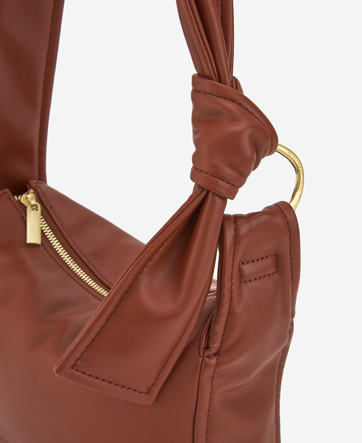 Nappa textured shoulder bag image number 2