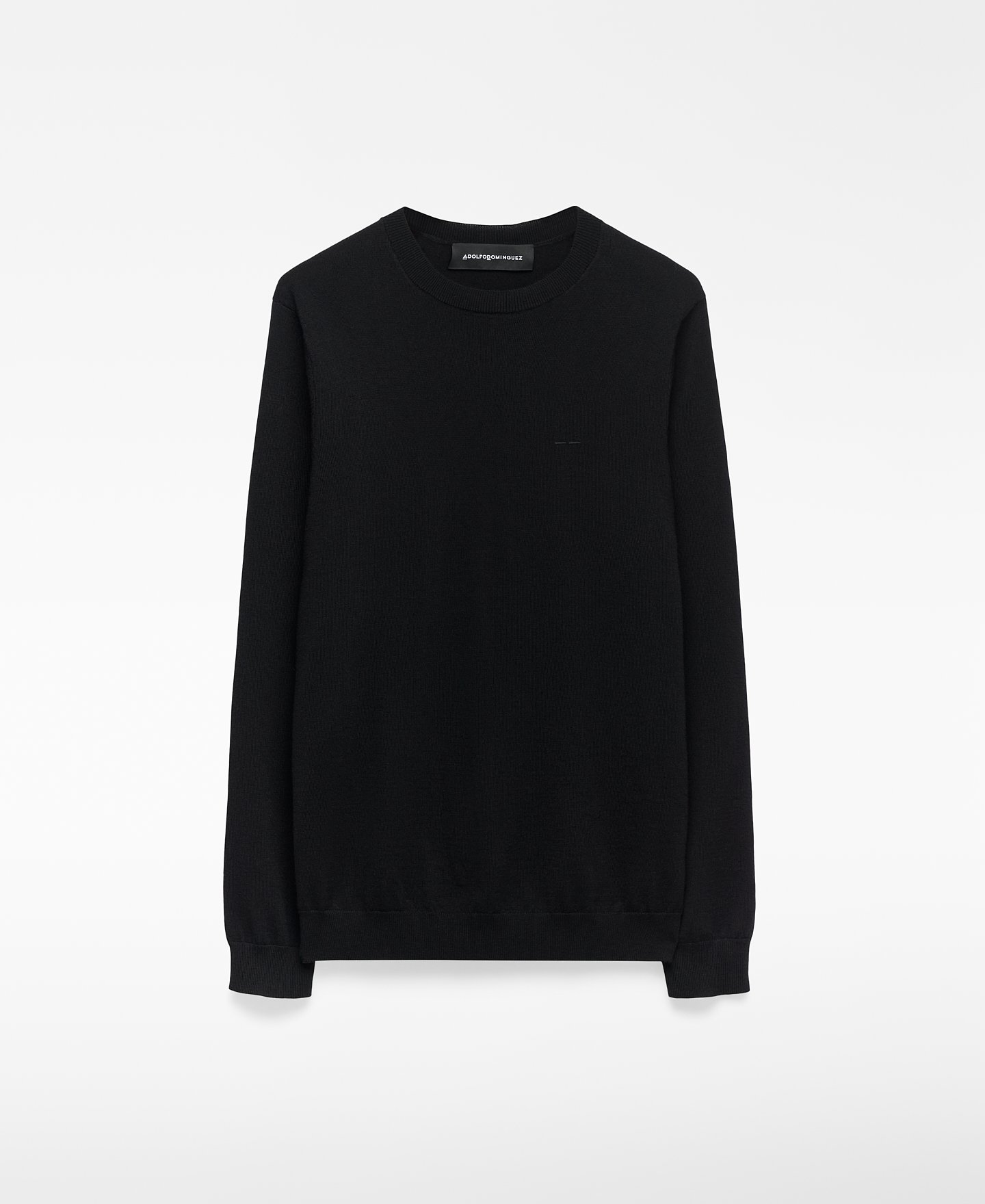 Jersey cuello caja lana merino hombre image number 4