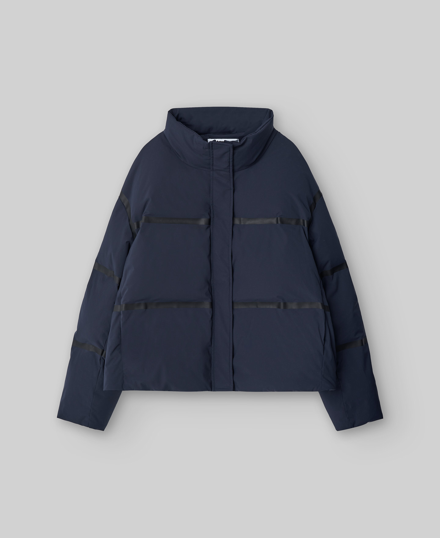 Chaqueta acolchada bicolor mujer image number 4