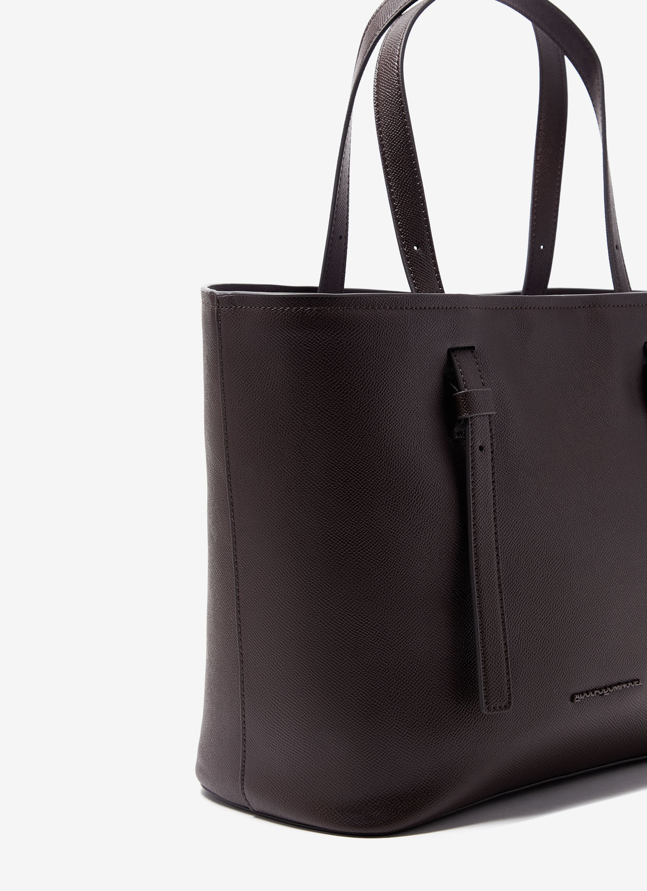 Shopper horizontal en efecto saffiano image number 1