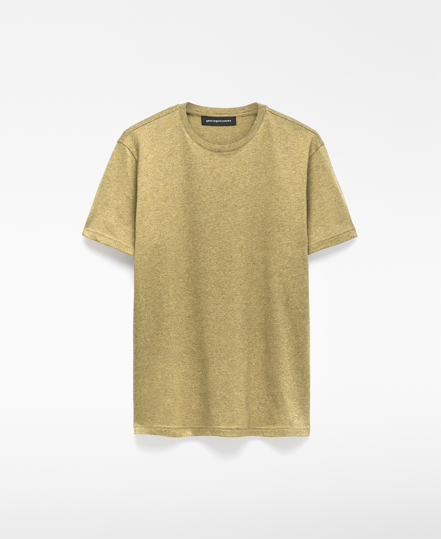 Regular fit heather T-shirt man image number 4