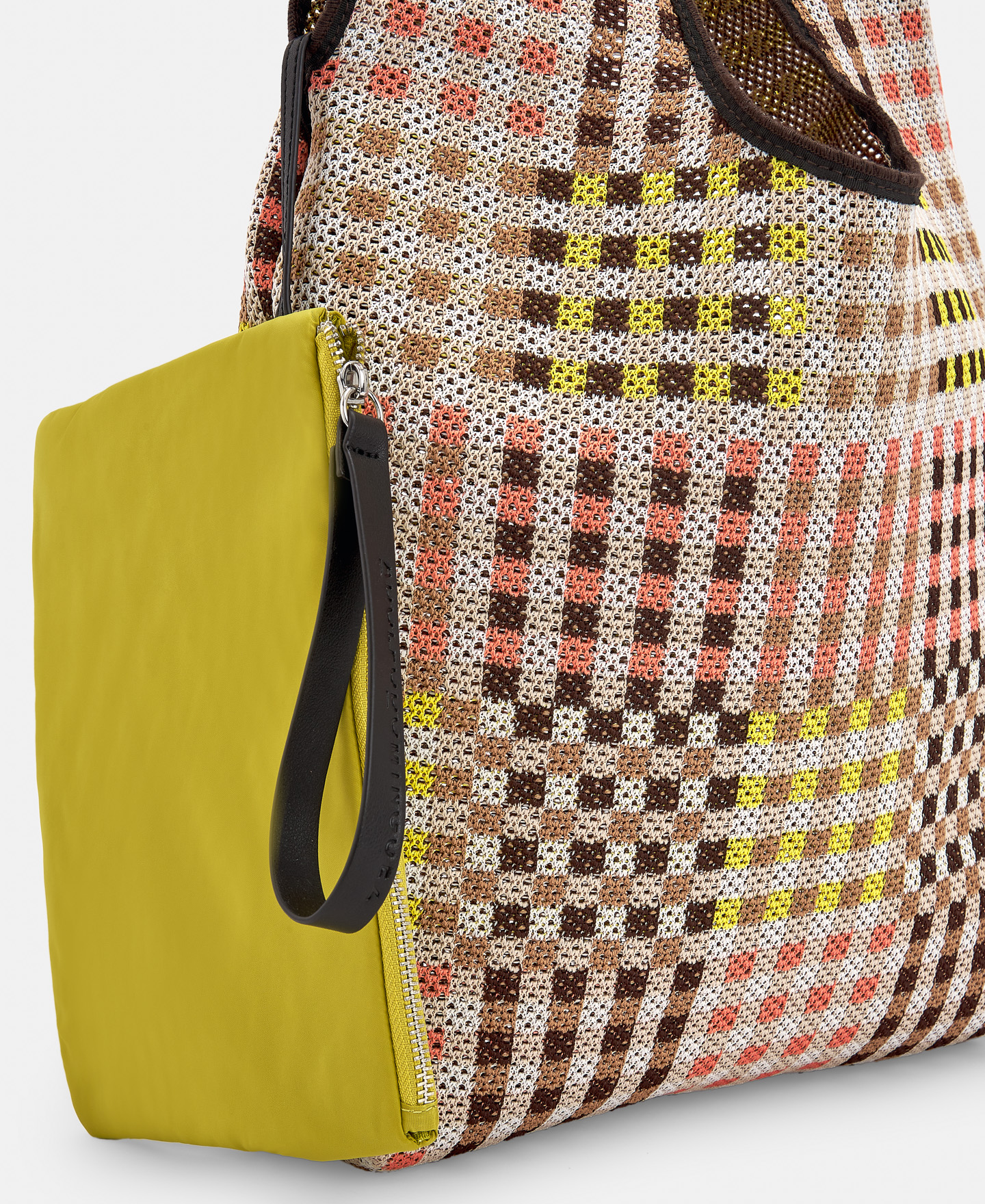 Knitted bag with double handle image number 3