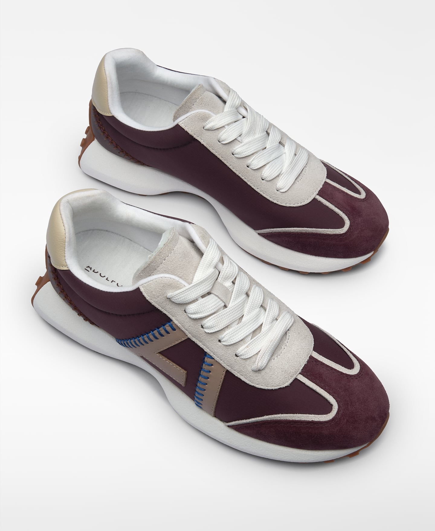 Zapatilla maxi logo granate mujer image number 1