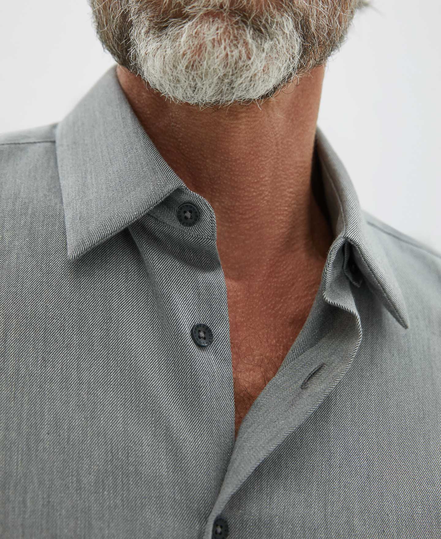 Cotton twill shirt image number 3