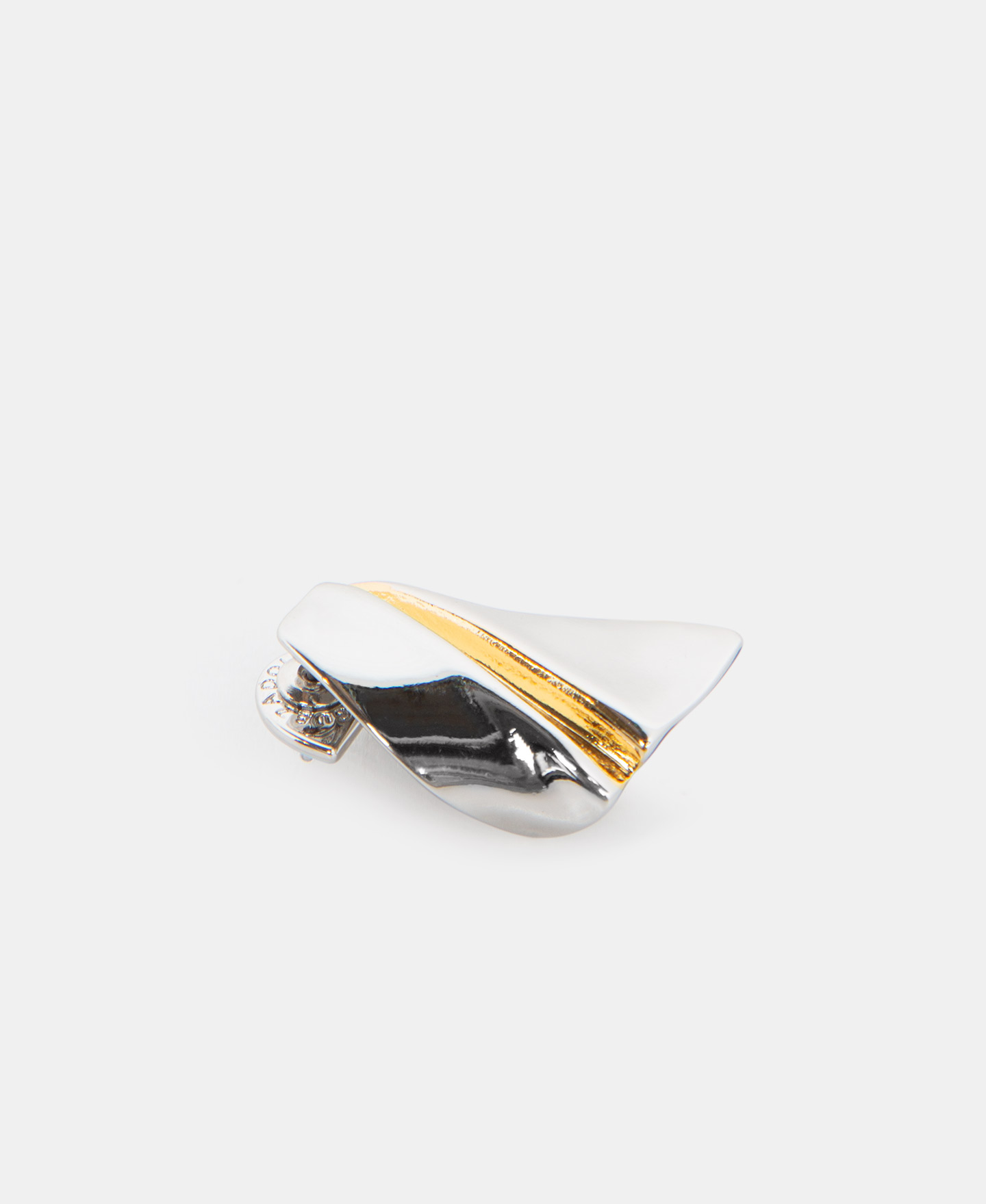 Zinc crack twist earrings image number 1