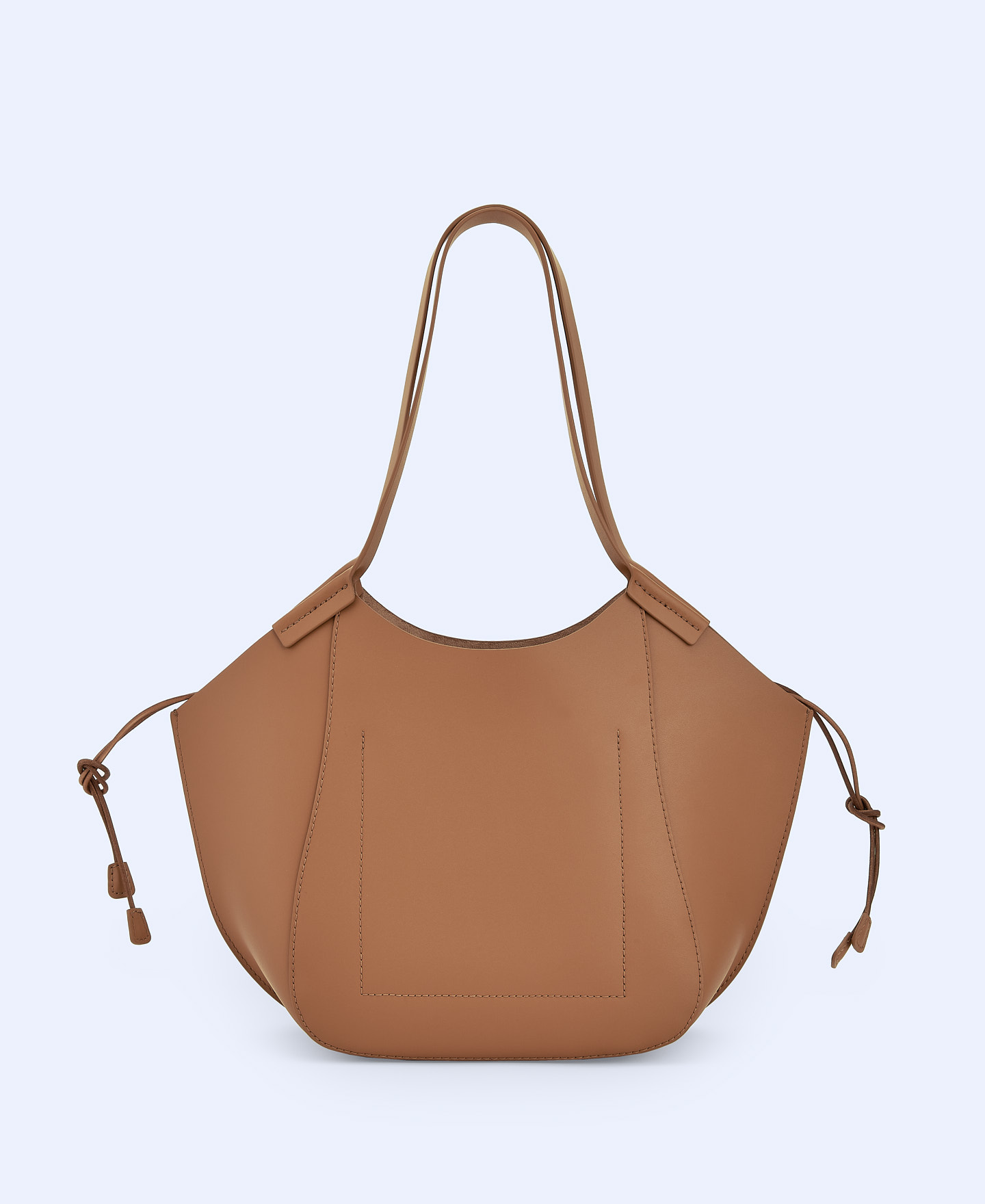 Mini shopper en piel vaqueta image number 1