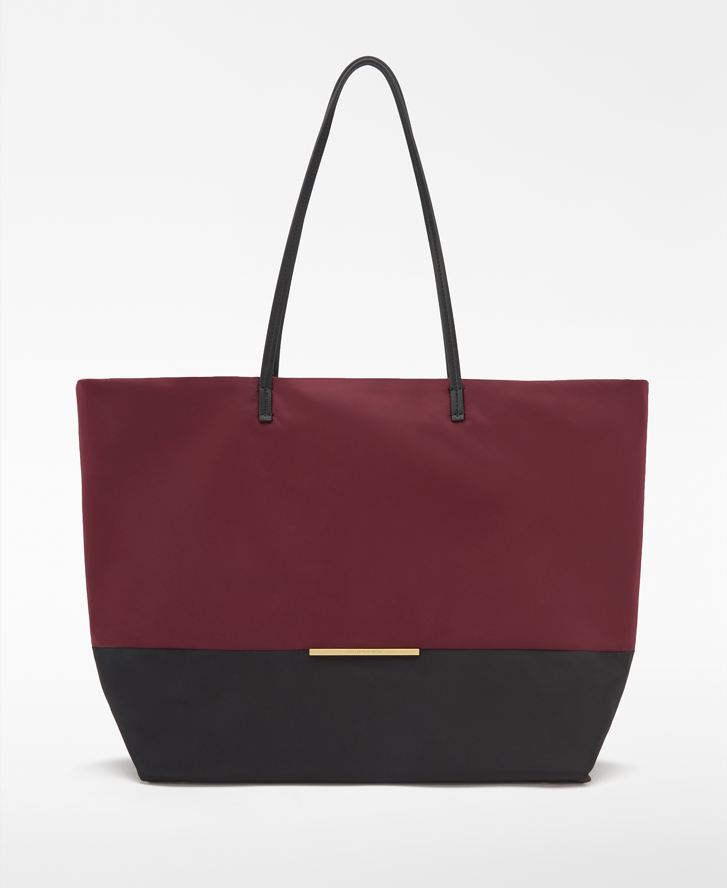 Ori&oacute;n nylon two-tone large shopper bag image number 0