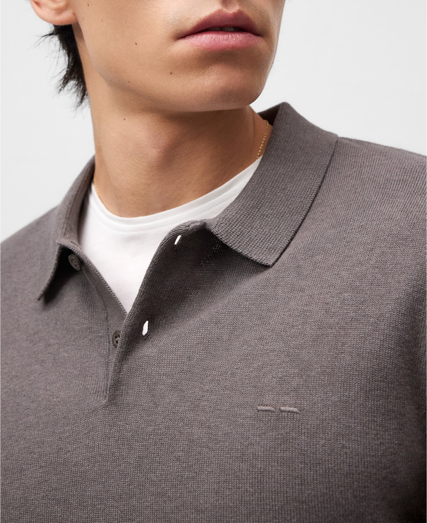Polo manga larga regular fit image number 3