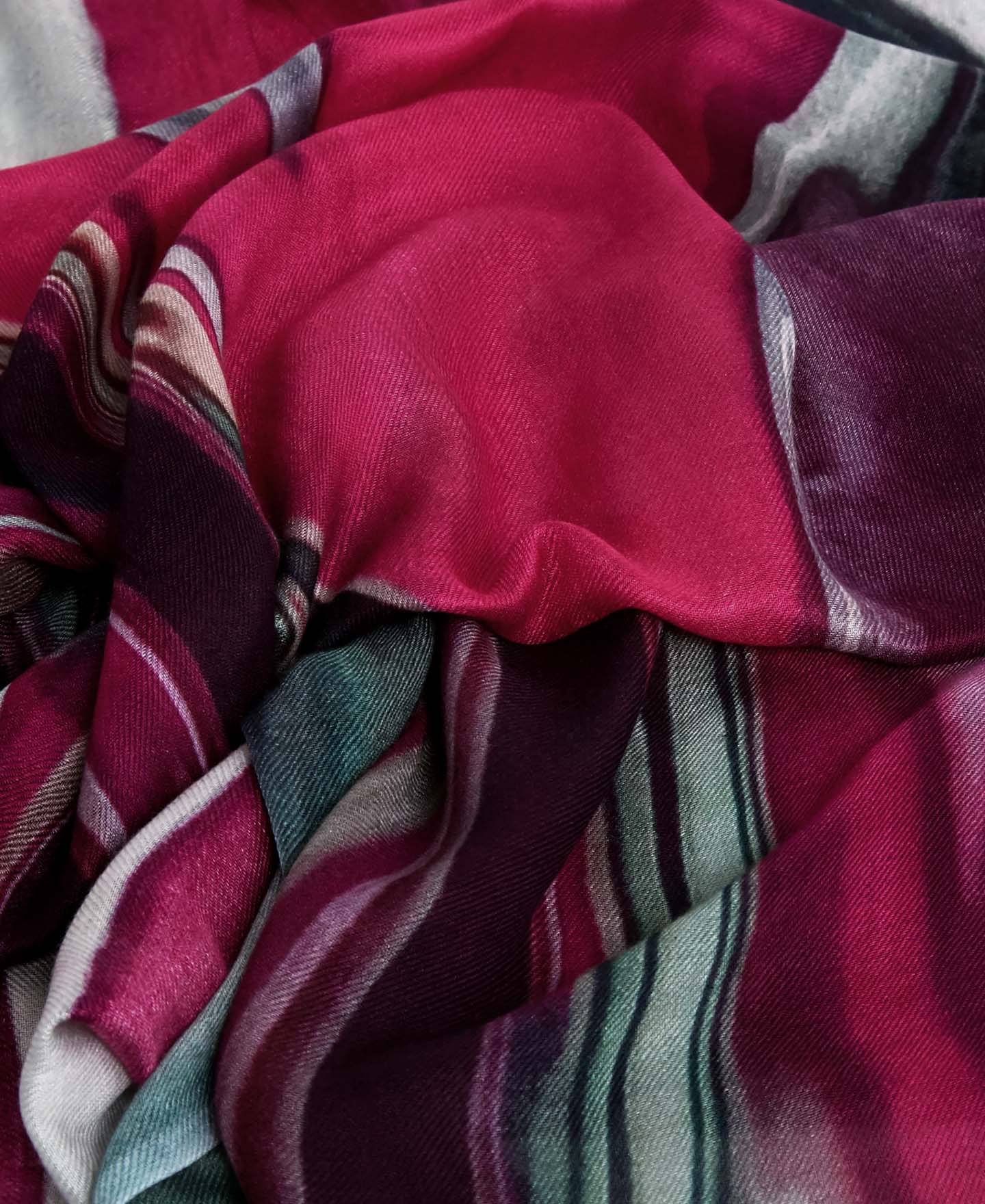 Thinned paint stamped shawl image number 2