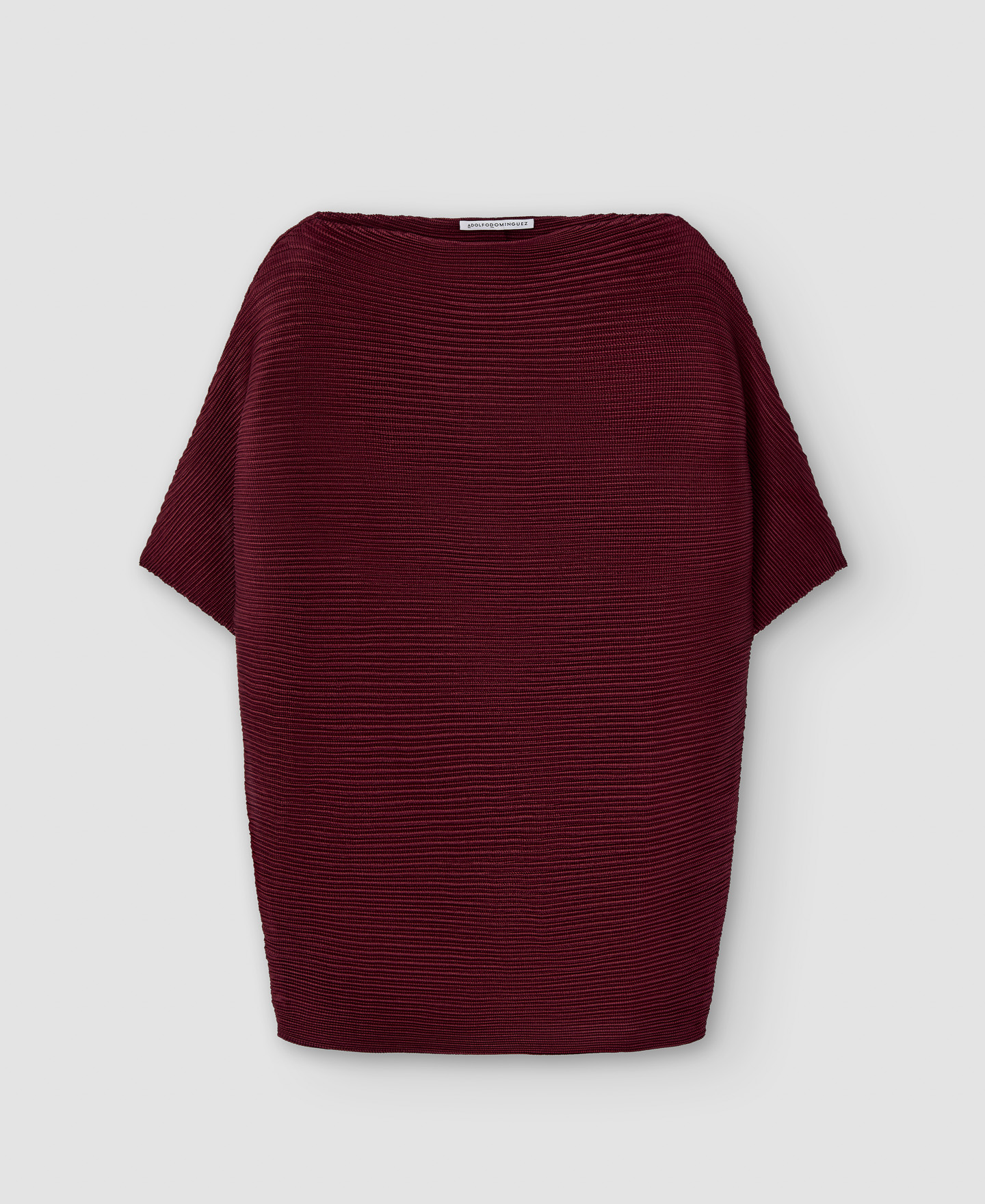Crinkle bat sleeve sweater image number 4