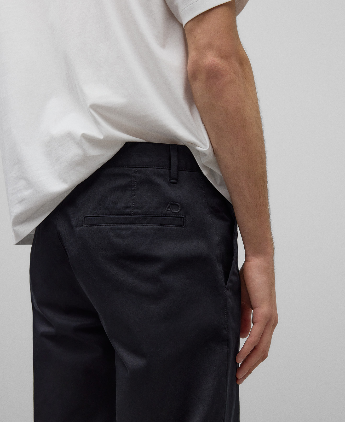 Cotton twill chino trousers image number 3