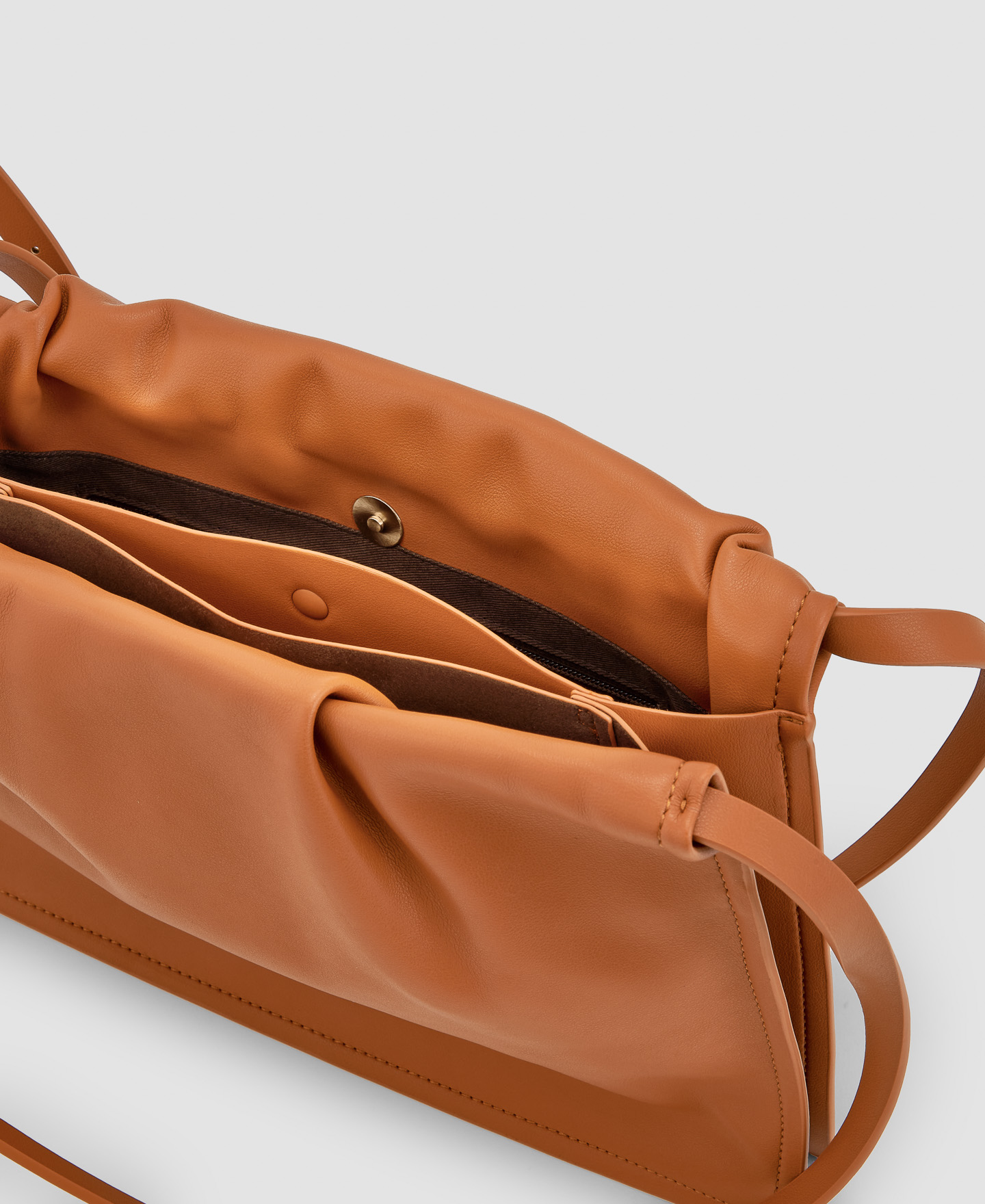 Recycled material shoulder bag image number 2