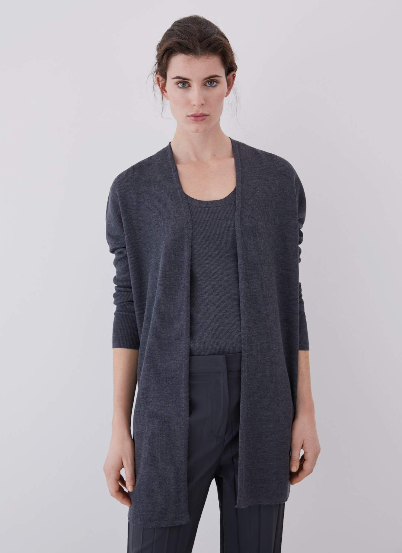 Textured merino wool top image number 3