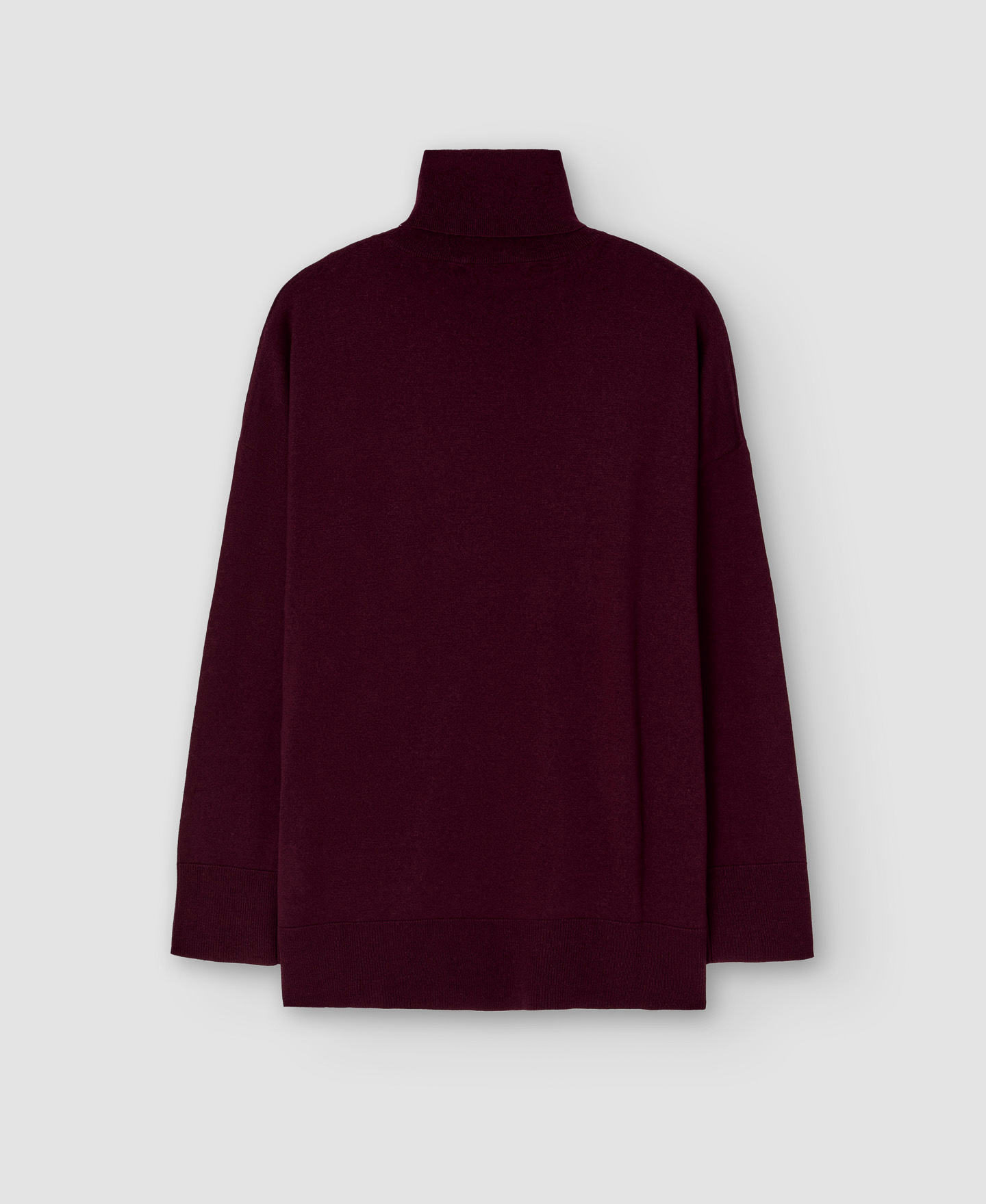 Jersey cuello cisne en lana merino image number 5