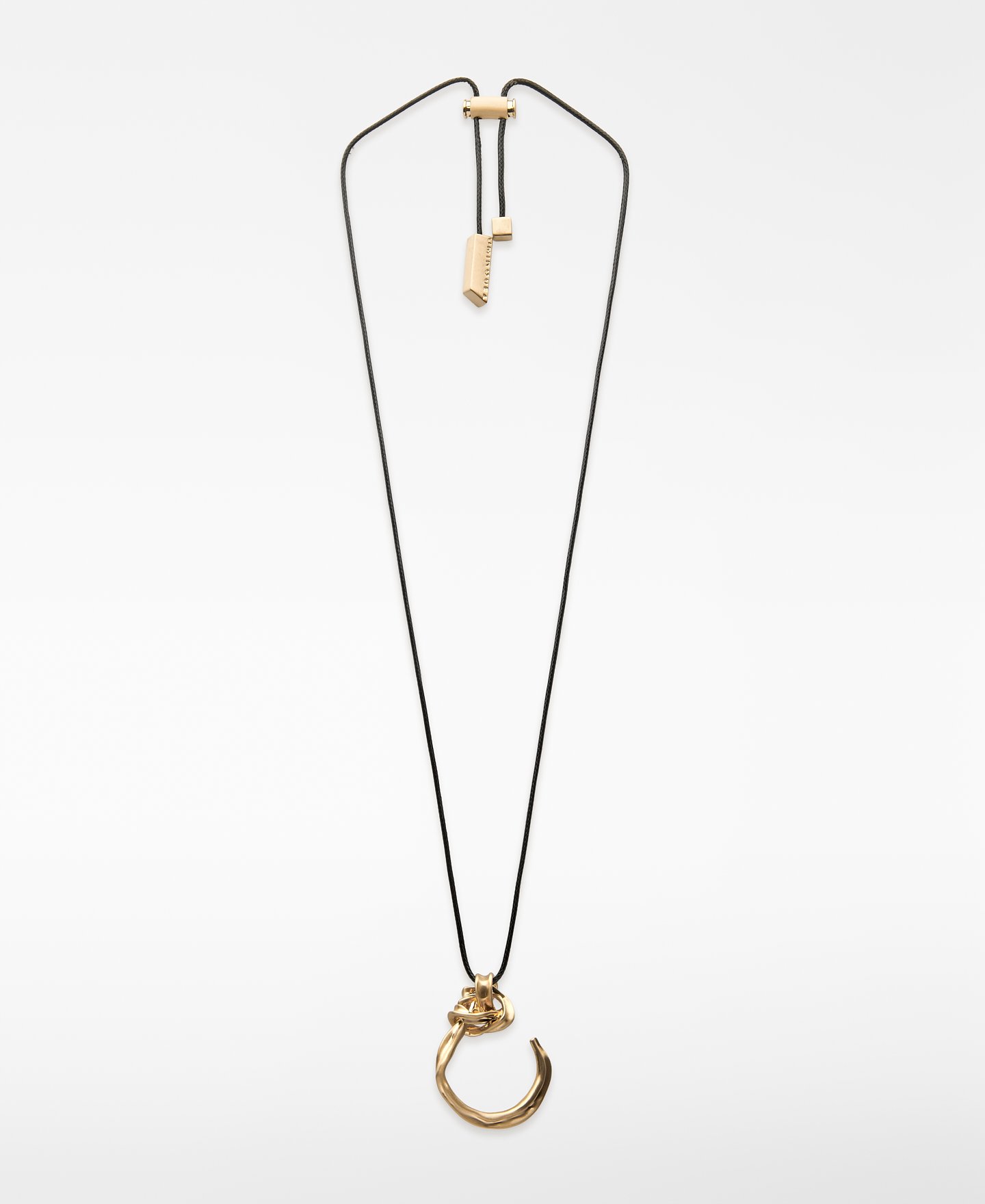 Collar pieza met&aacute;lica nudo image number 0