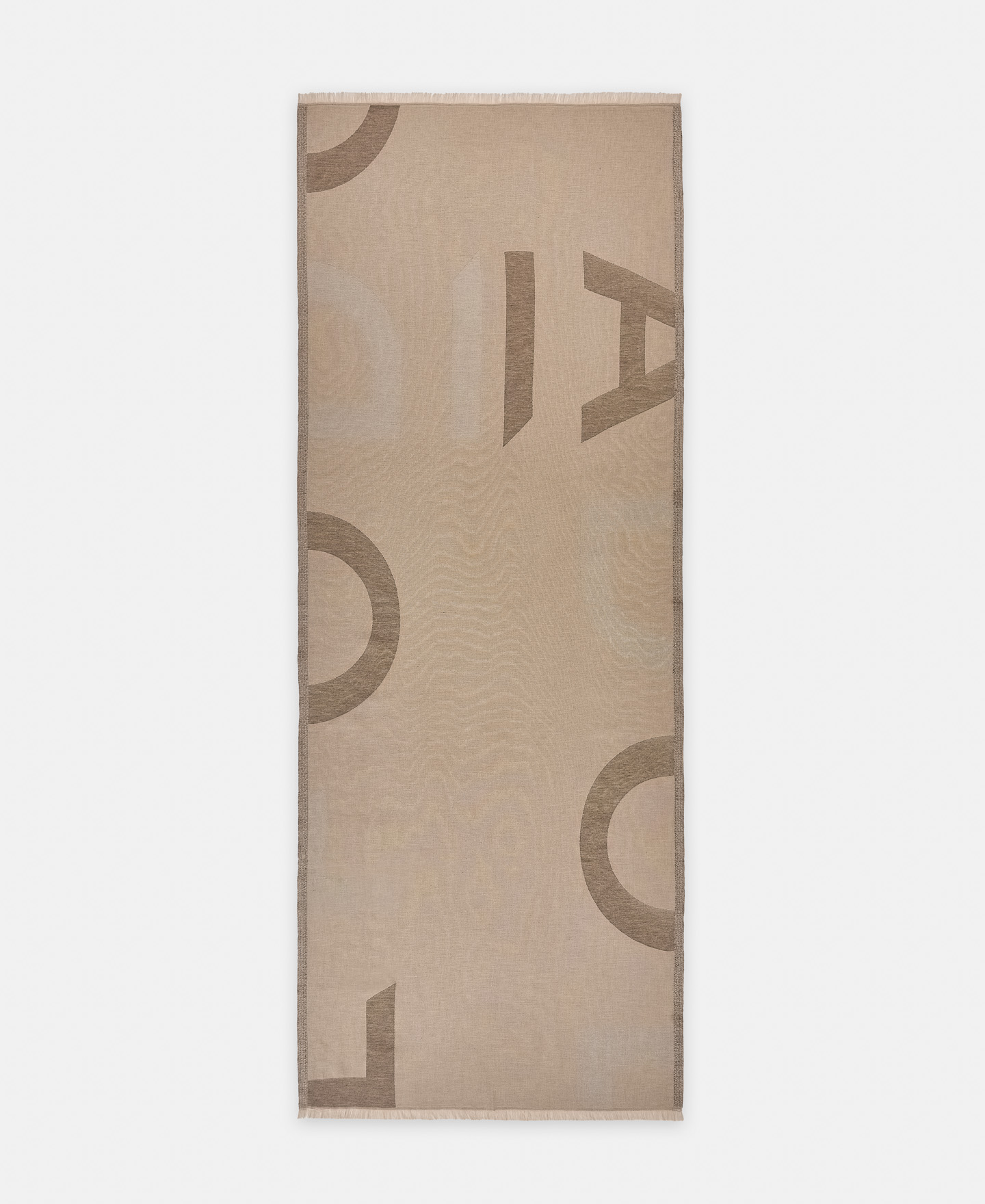 Organic cotton maxi logo shawl image number 0
