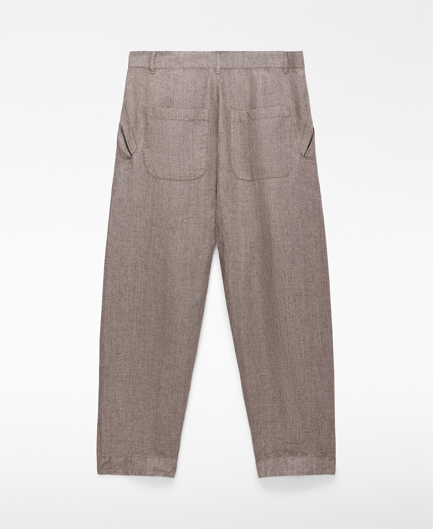 European linen worker trousers image number 5