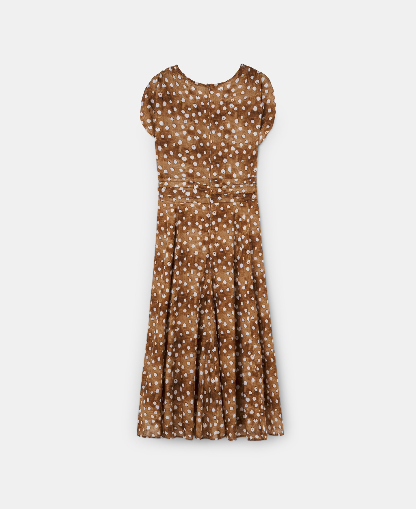 Vestido midi lunares diluidos image number 5