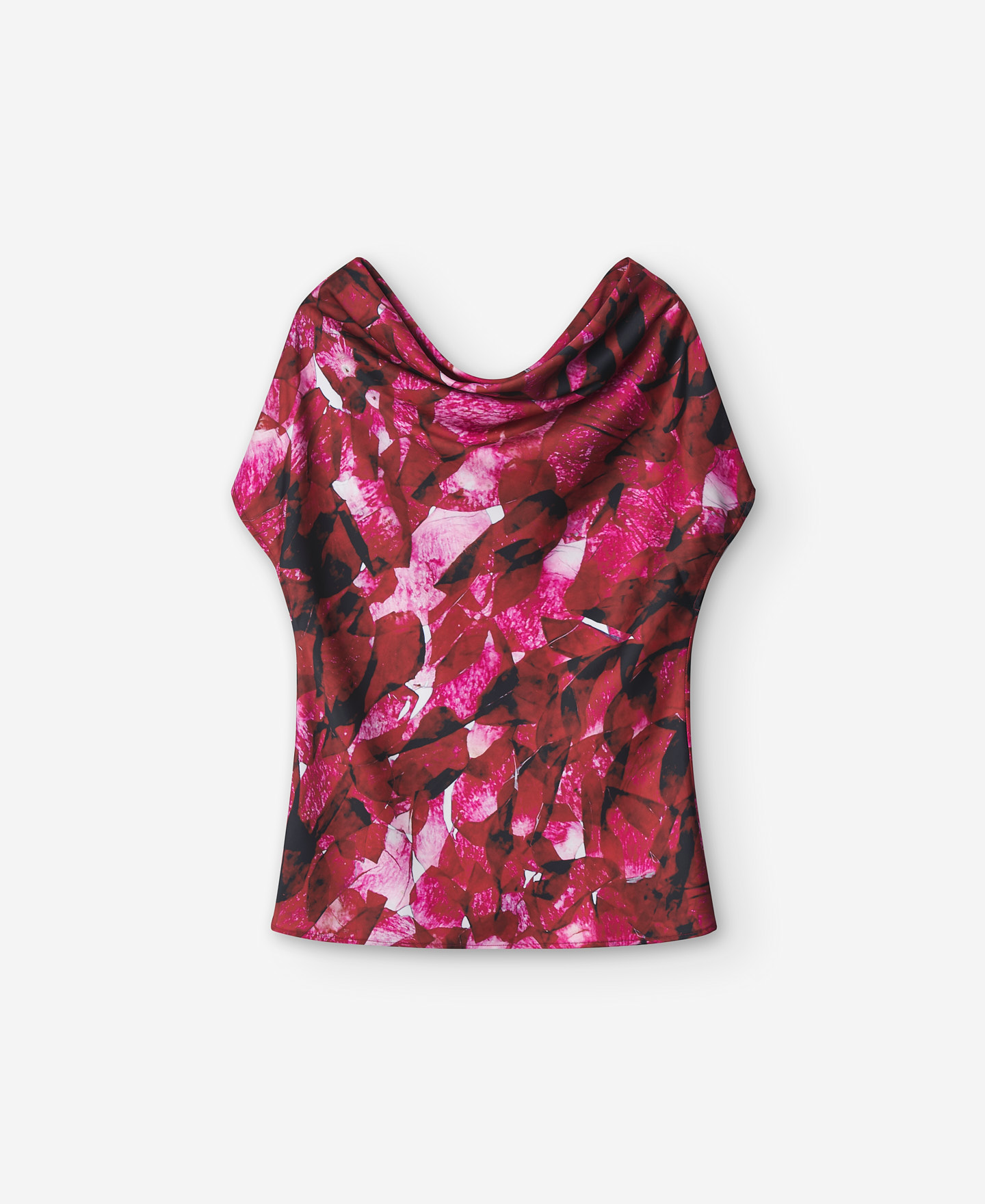 Top asimétrico estampado floral image number 4