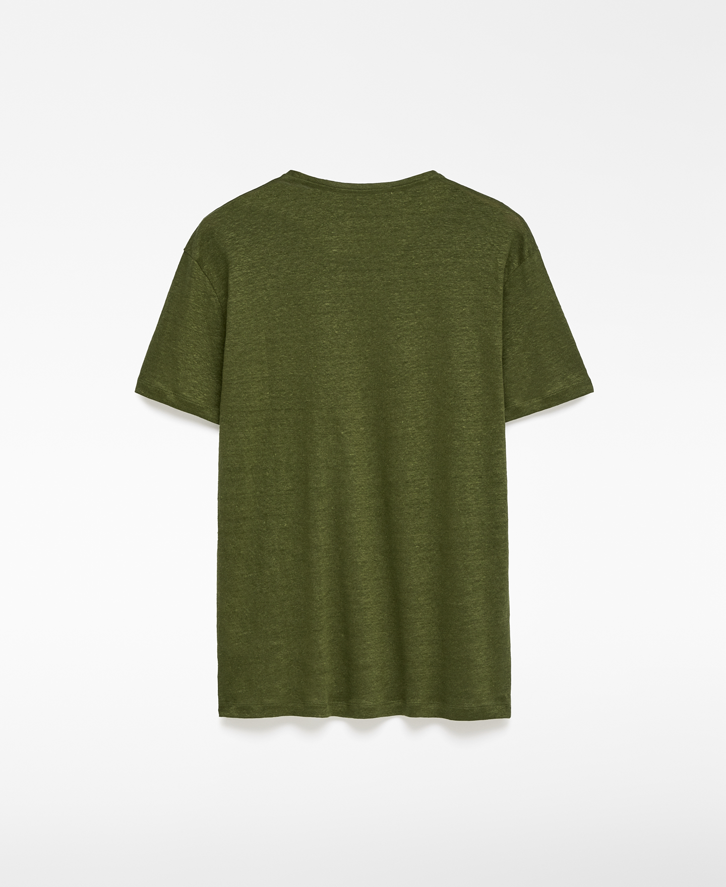 European linen regular fit T-shirt man image number 1