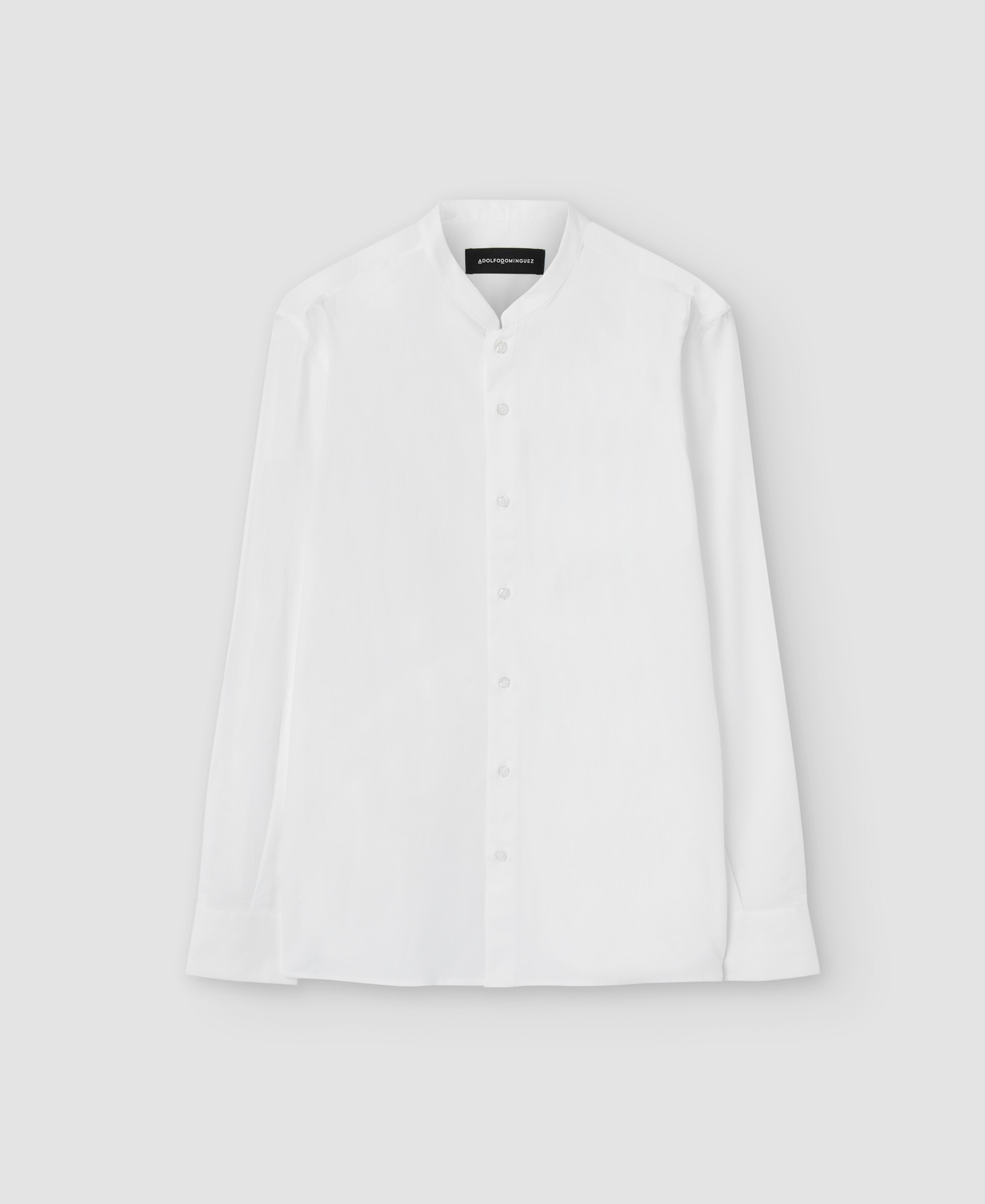 Camisa cuello Mao microdibujo image number 4