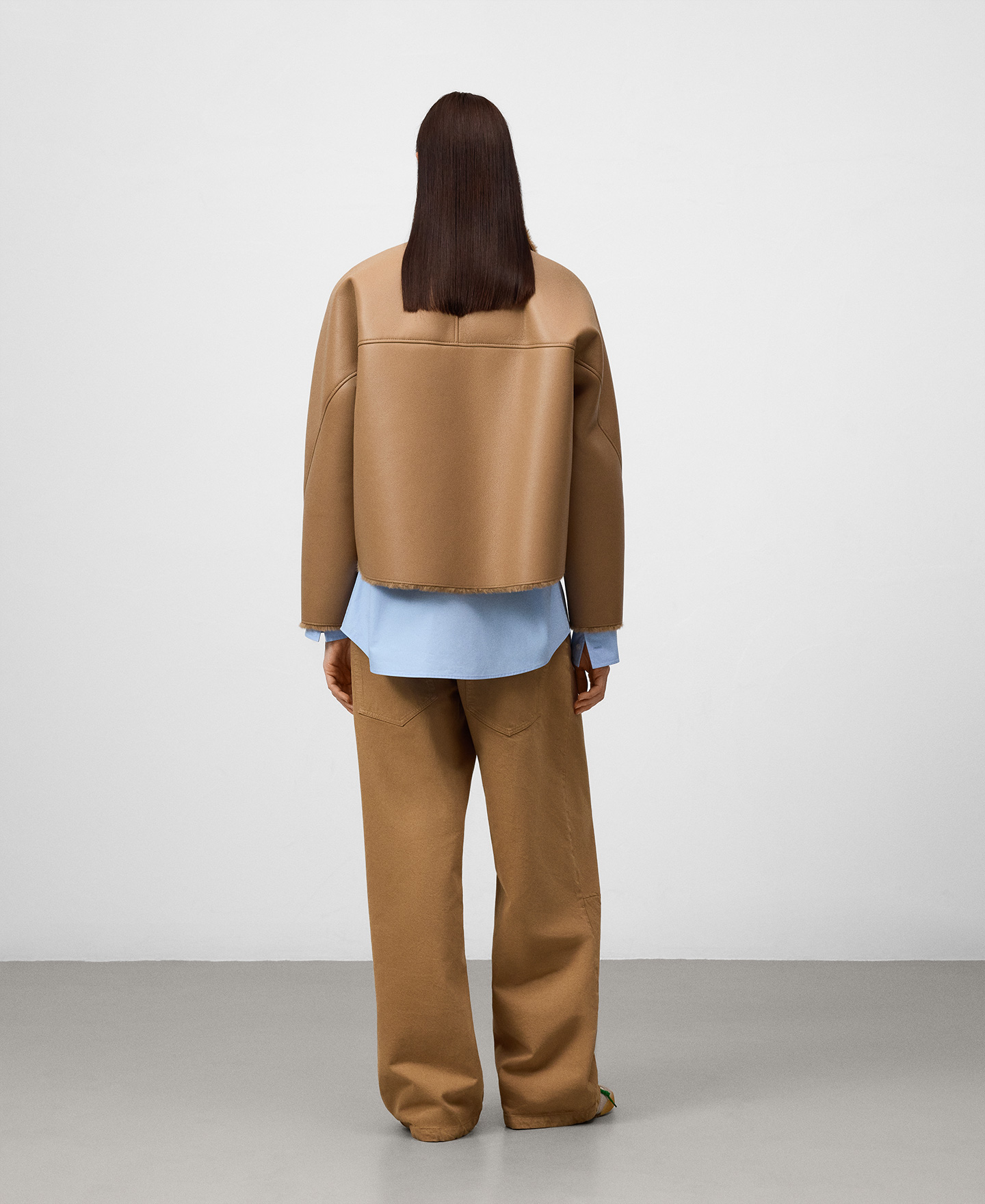 Abrigo corto Piel No Piel mujer image number 2