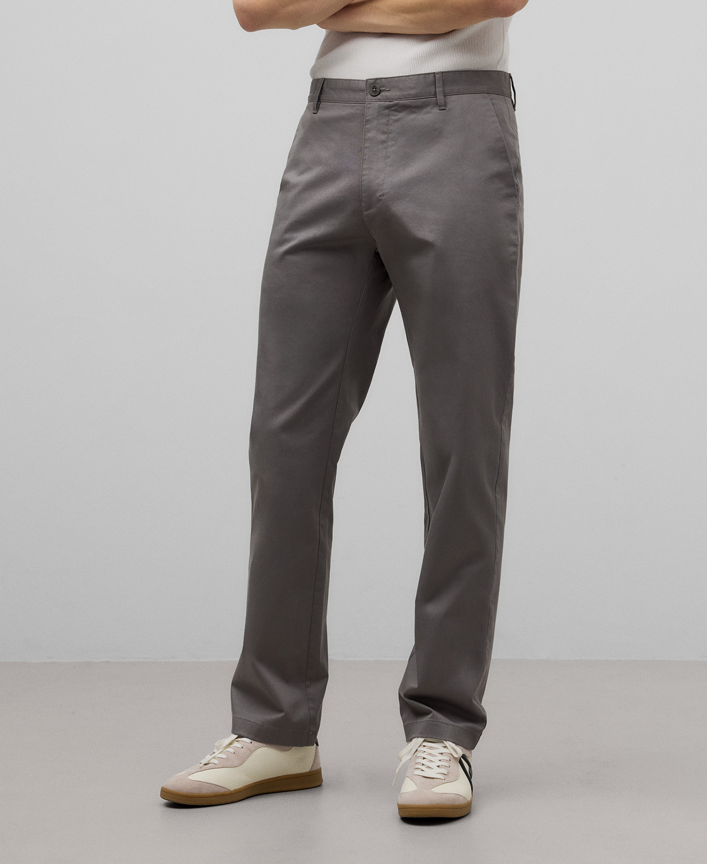 Pantal&oacute;n chino twill de algod&oacute;n image number 0