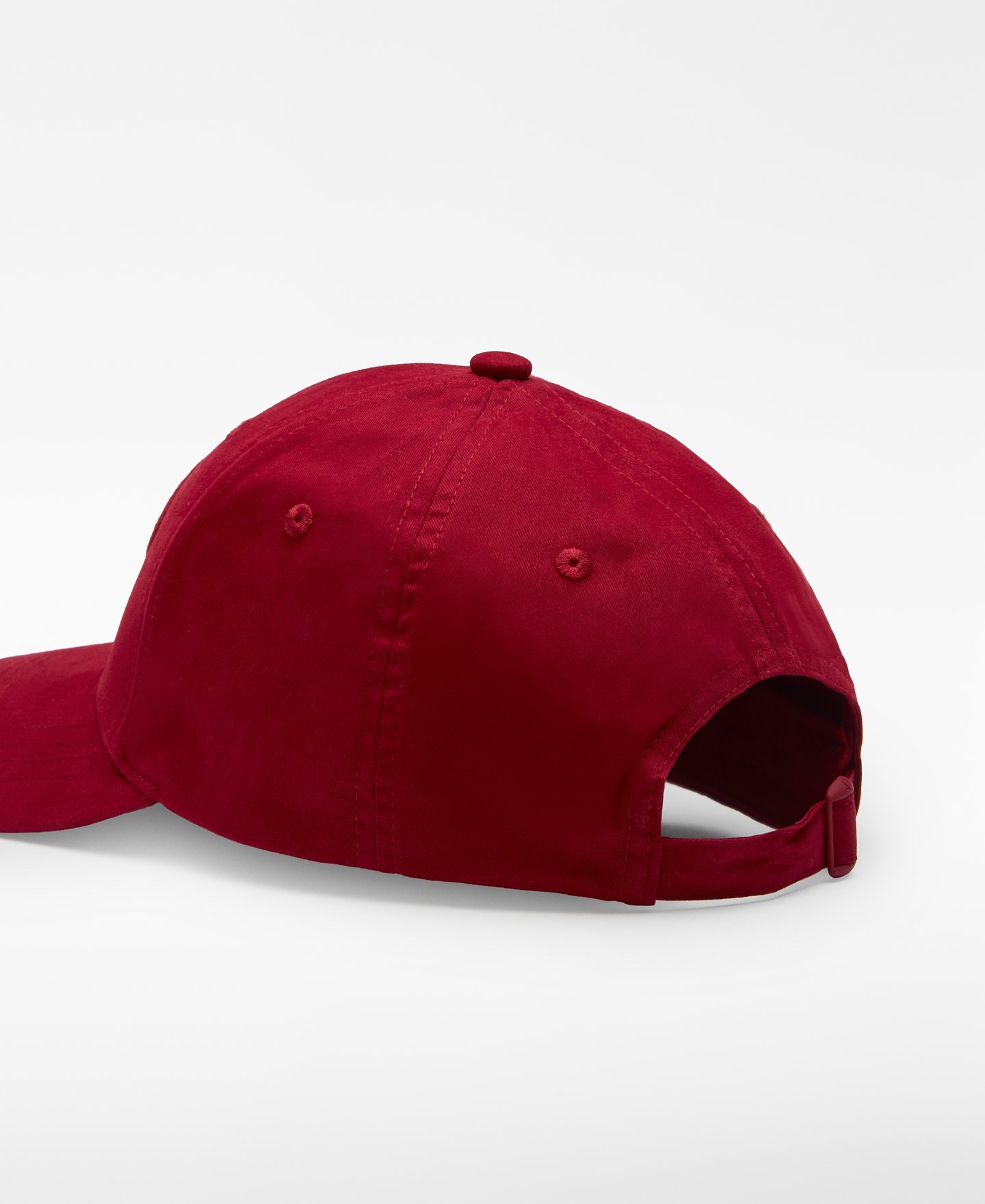 Gorra logo bordado algodón mujer image number 2