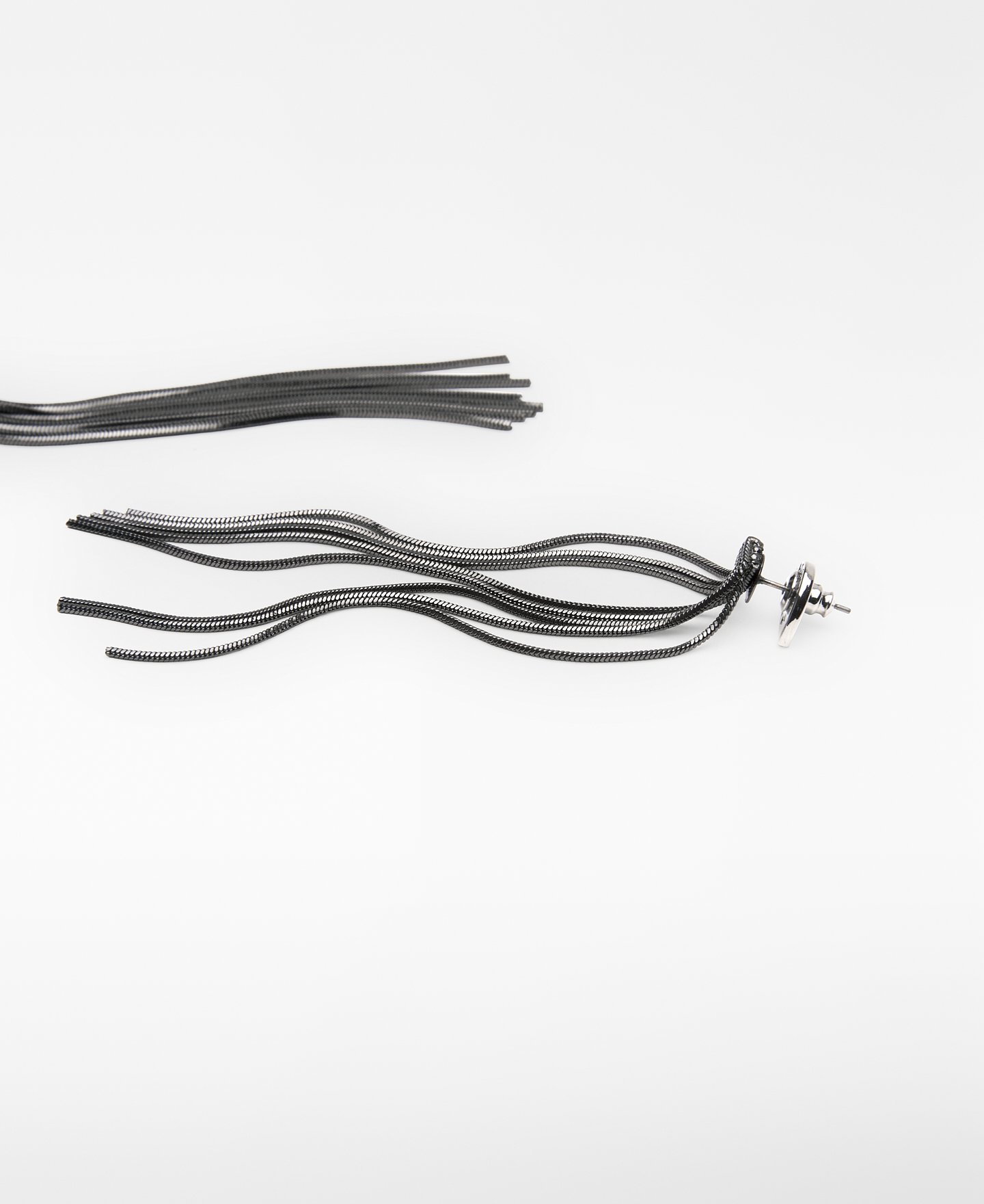 Pendientes cadenas finas mujer image number 2