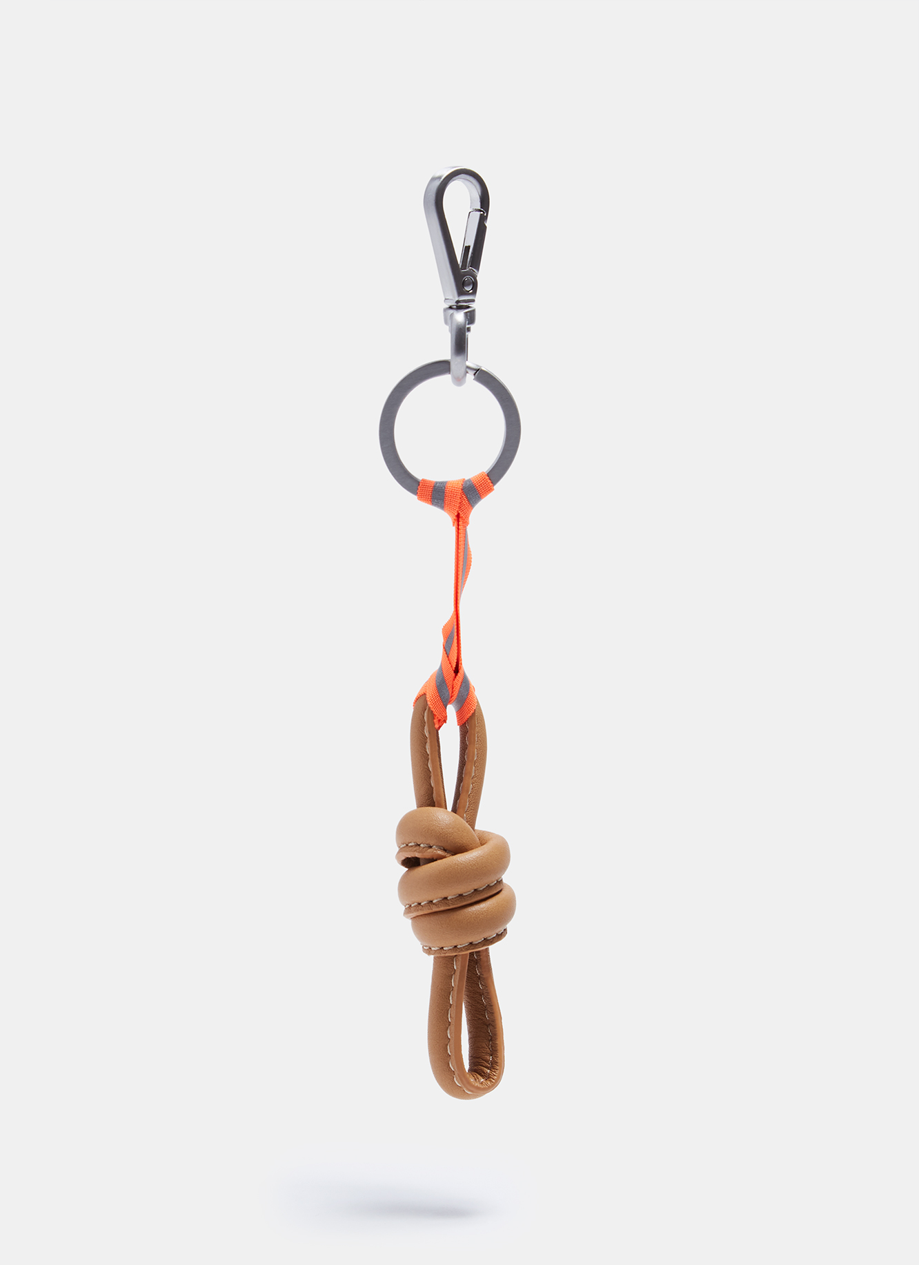 Leather knot keyring image number 0