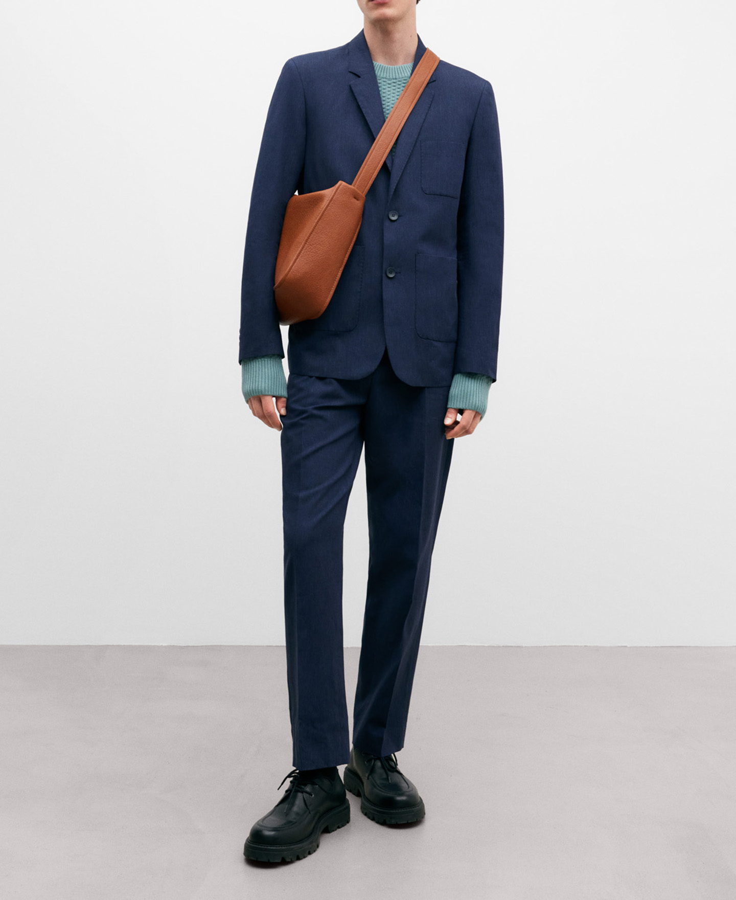 Blazer en lin et coton image number 1