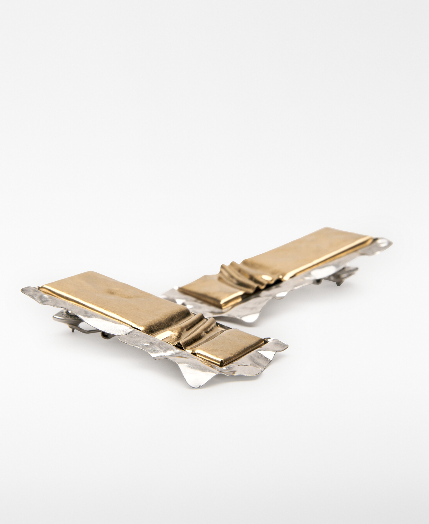 Pendientes grandes doble lacado mujer image number 2