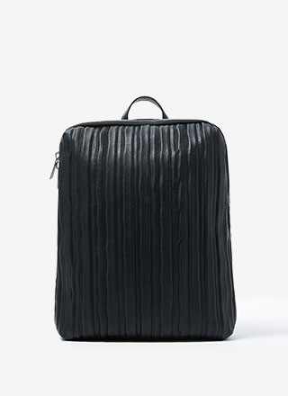 Mochila rectangular efecto crinkle image number 0