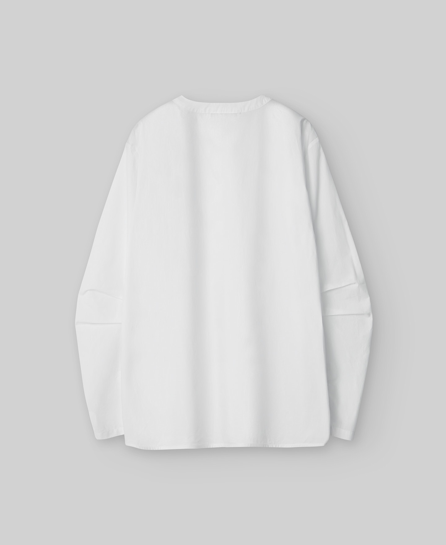 V-neck cotton shirt woman image number 5