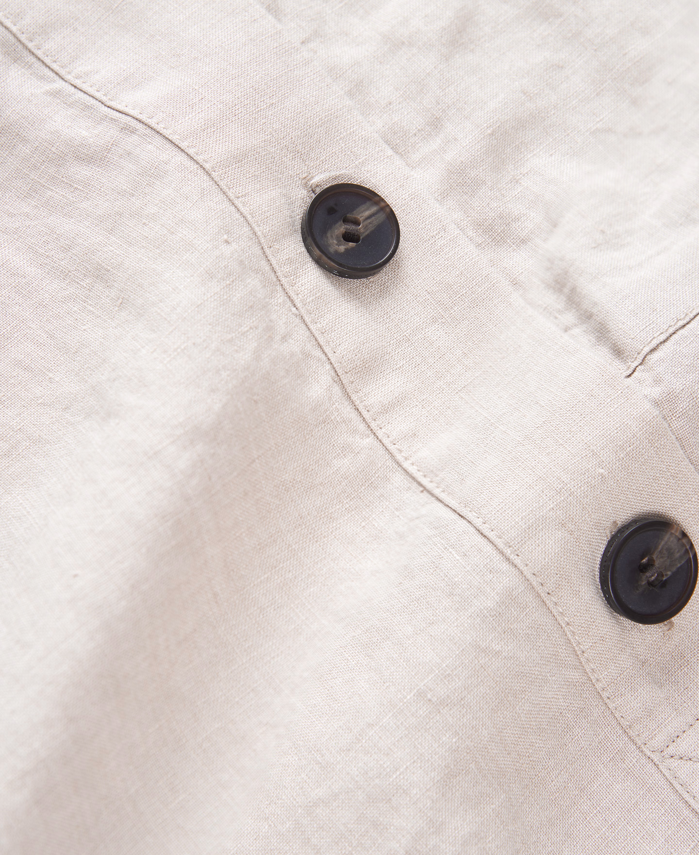 Midi dress in natural European linen image number 5