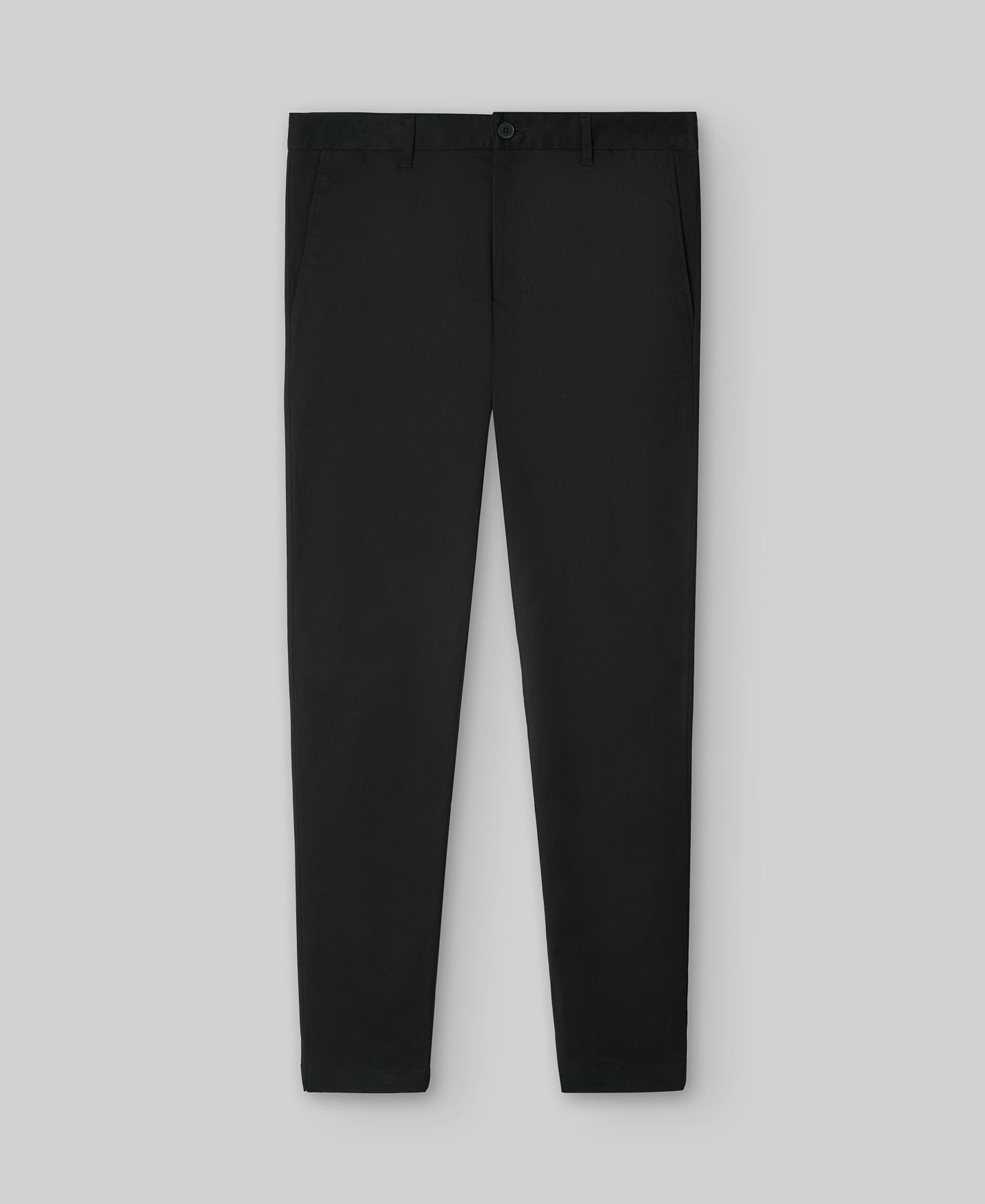 Slim fit cotton chino trousers man image number 4