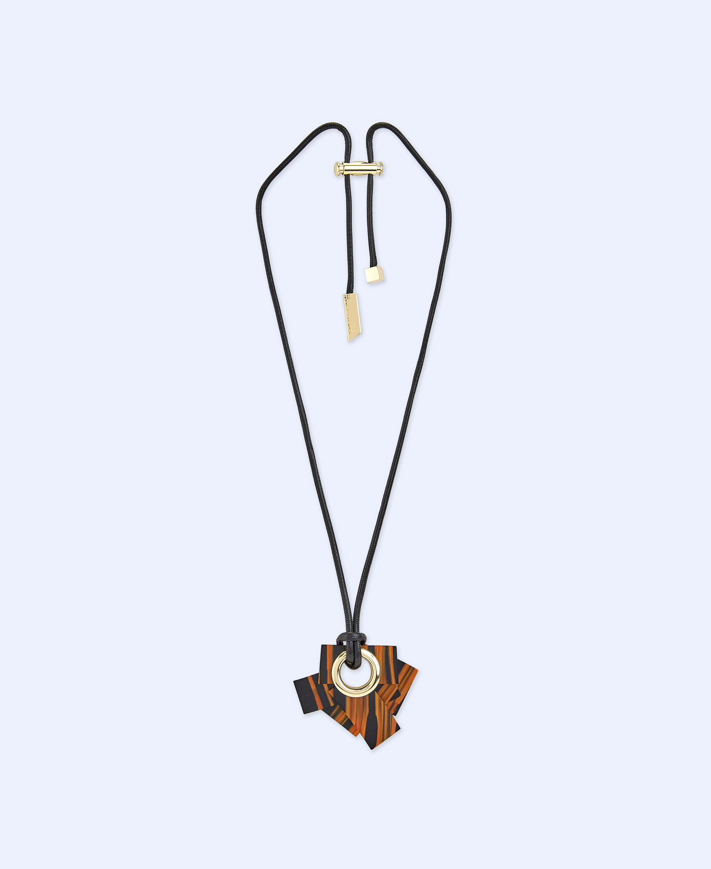 Rectangular resin pendant image number 0
