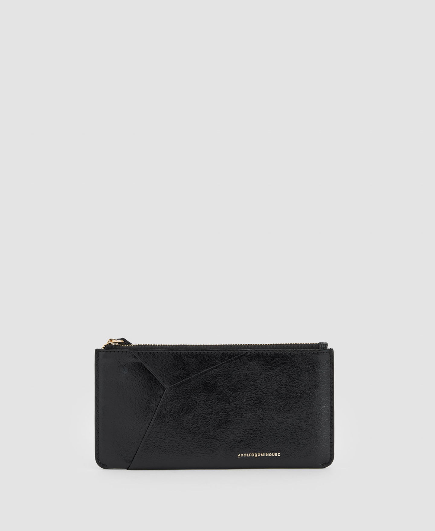 Cracked leather large card holder image number 0