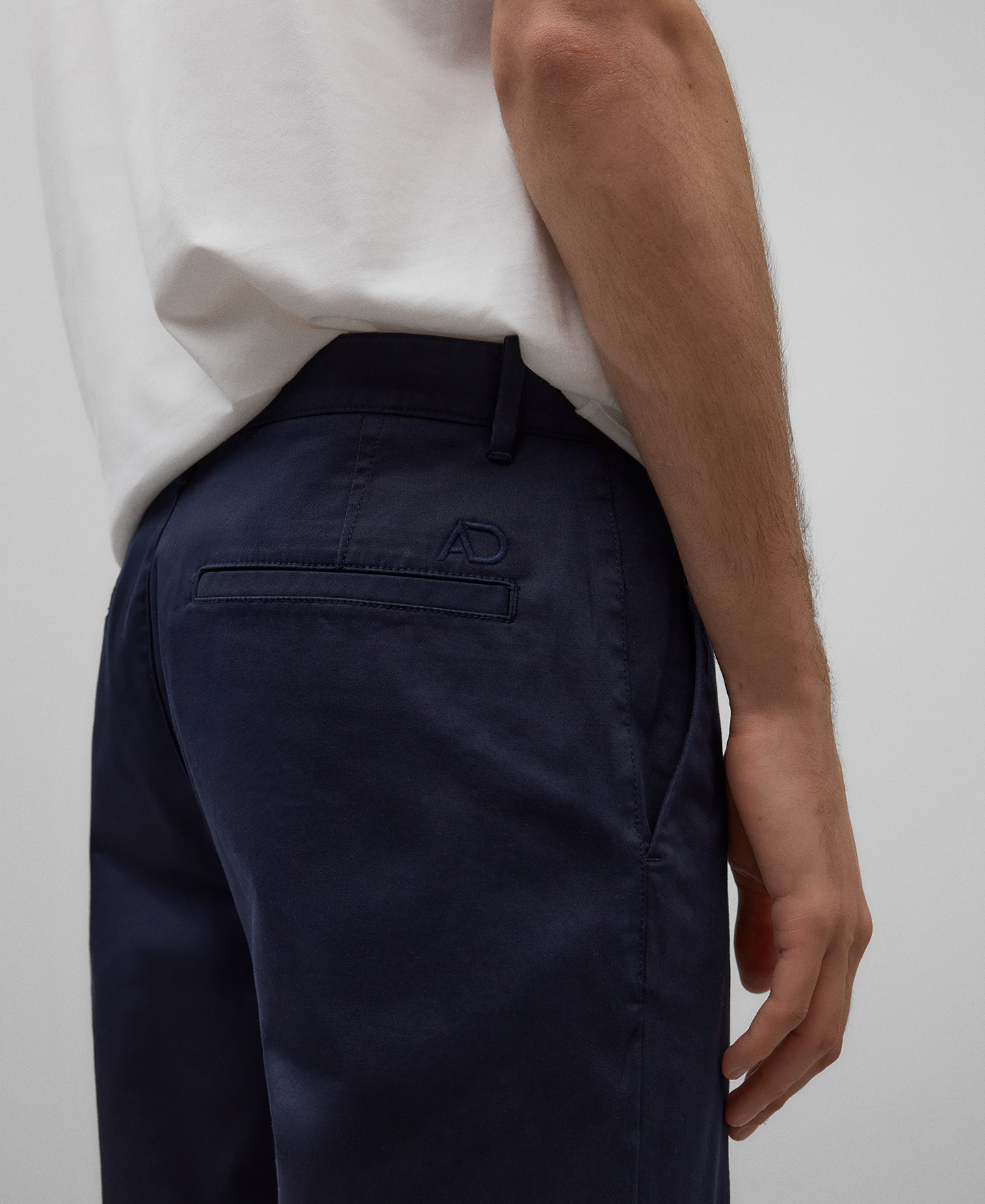 Pantalón chino twill de algodón hombre image number 3