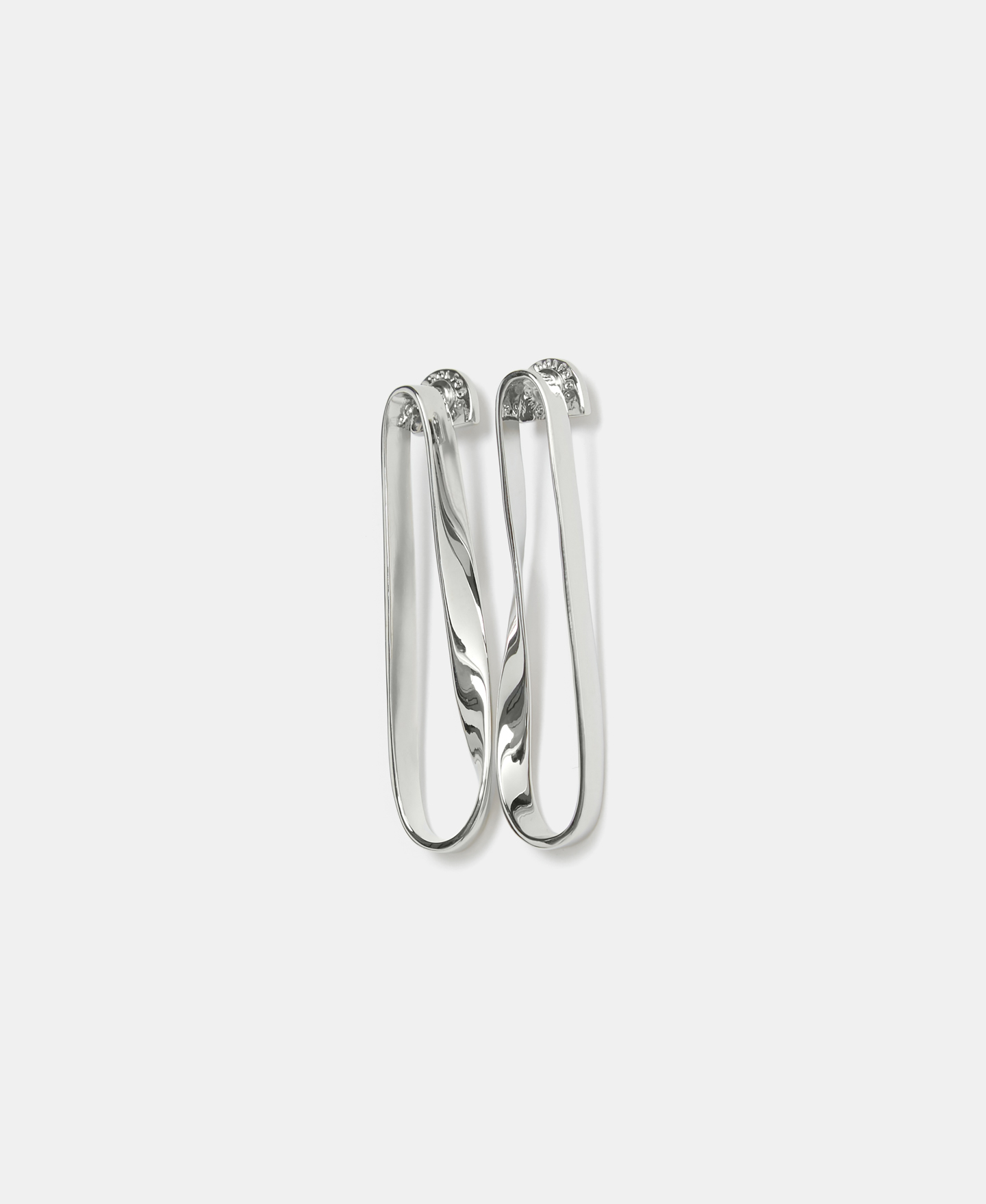 Organic chain earrings image number 1
