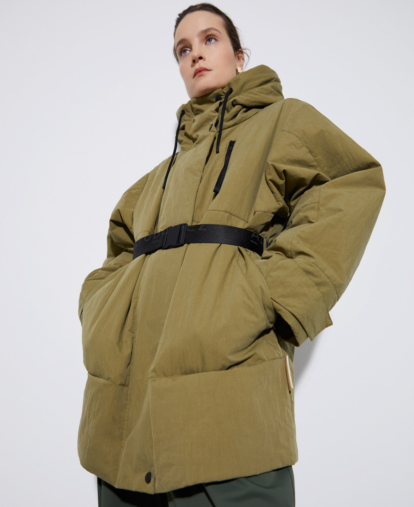 Cotton and nylon quilted jacket image number 0