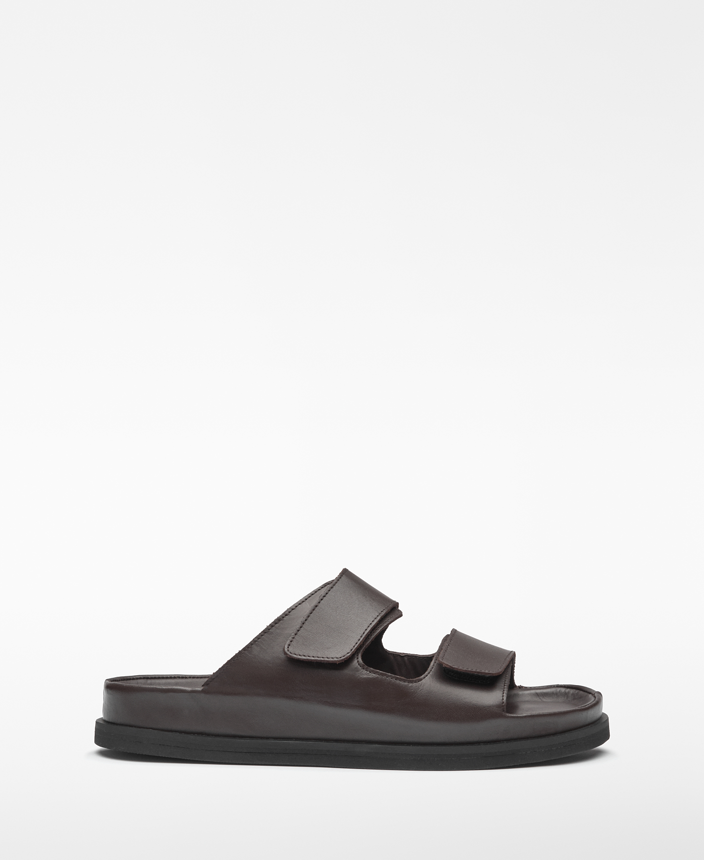 Sandalia piel cierre velcro hombre image number 0